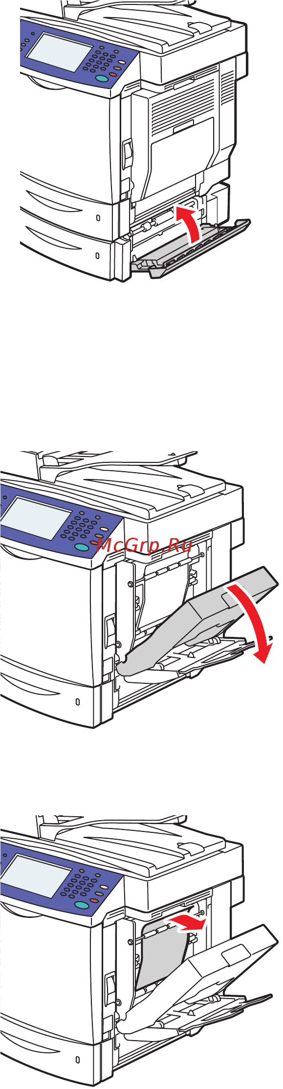 Xerox WORKCENTRE 6400 [202/265] Устранение застреваний в дуплексном модуле