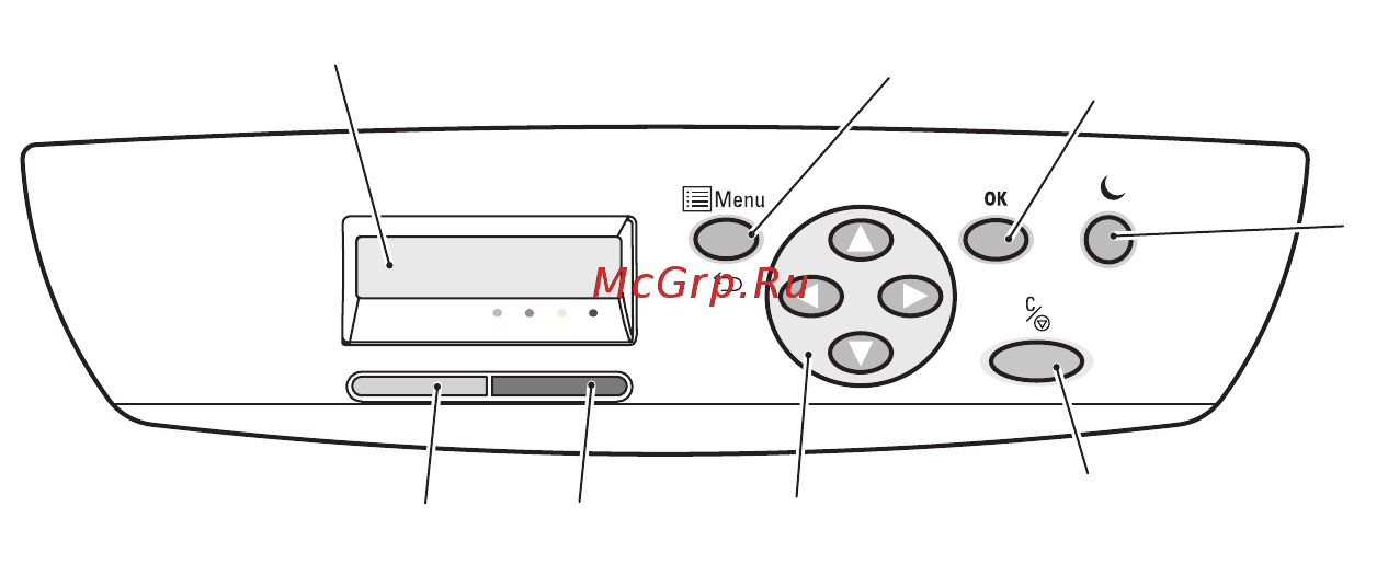 Xerox PHASER 6140 [21/179] Панель управления