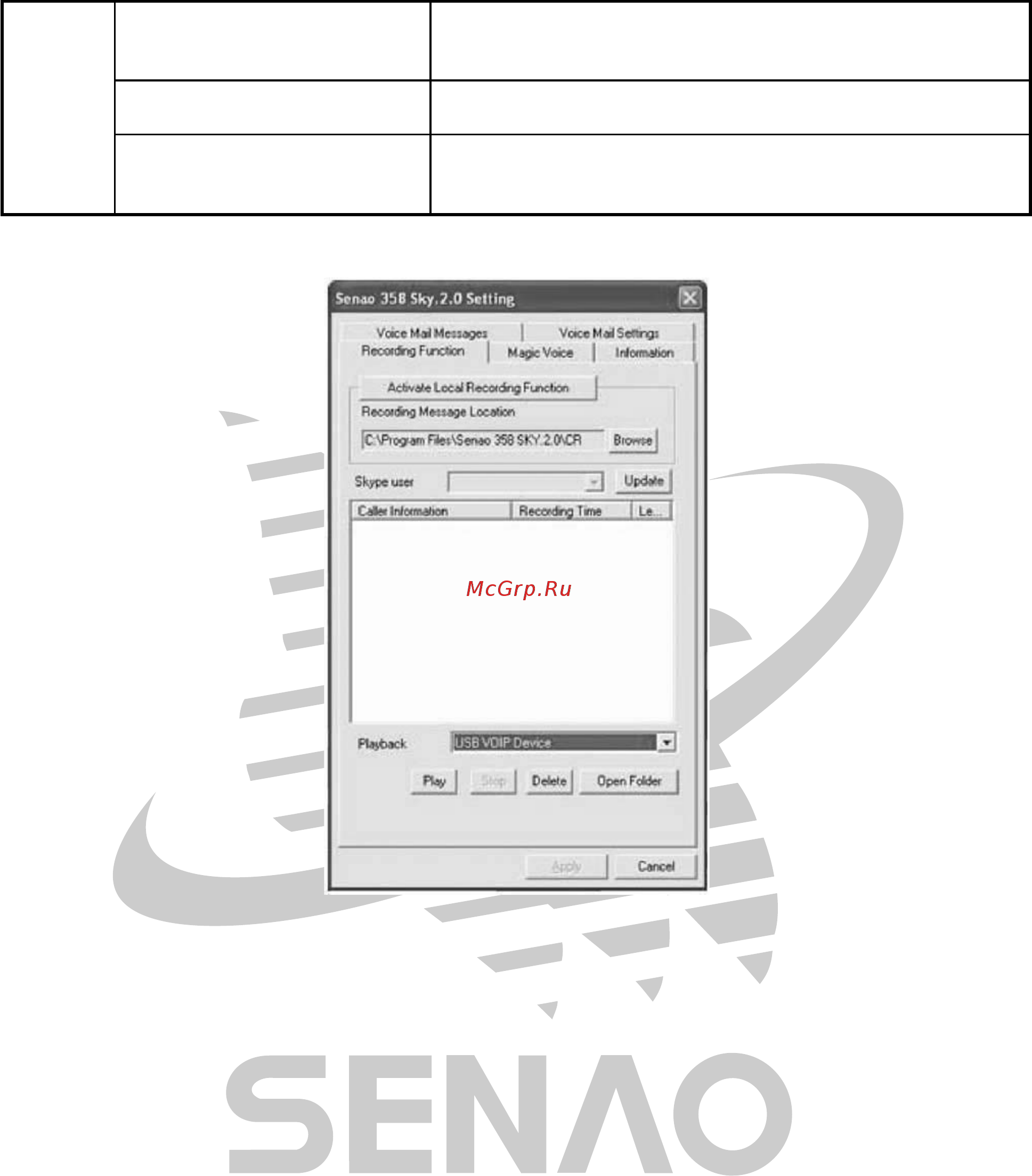 Senao SN-358 SKYPE [130/225] D requisitos del sistema