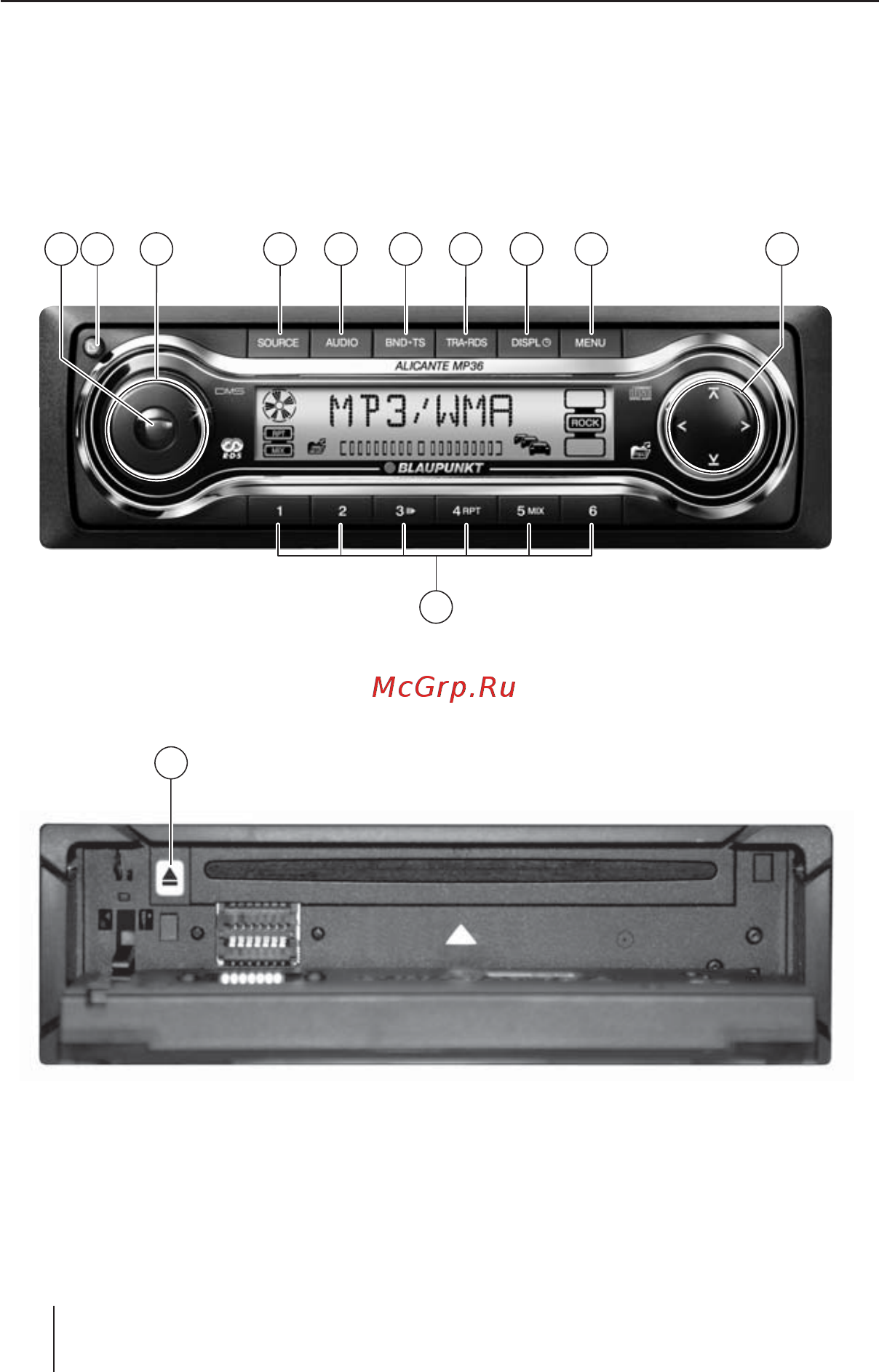 Blaupunkt SEVILLA MP36 Инструкция по эксплуатации онлайн [2/42] 113990