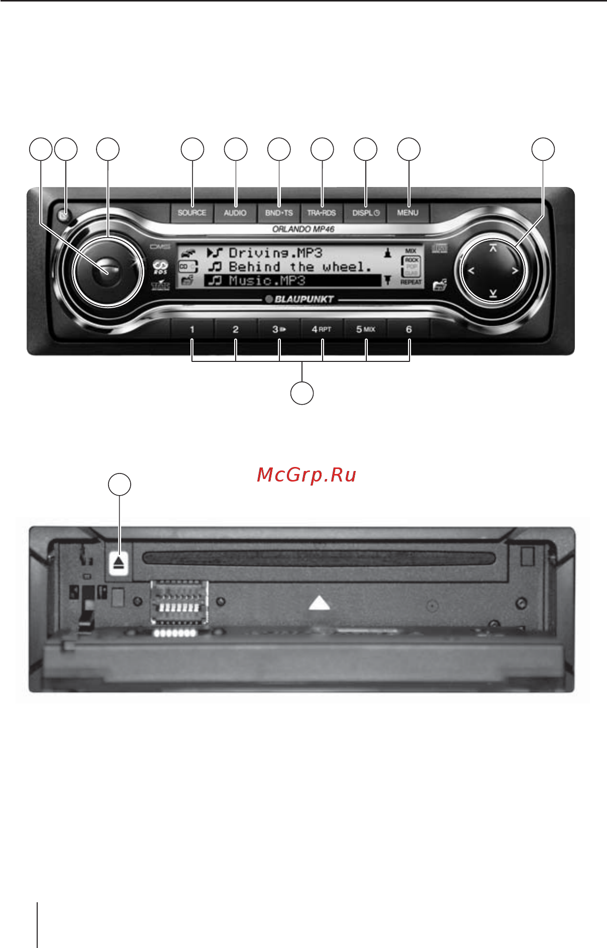 Blaupunkt ORLANDO MP46 Инструкция по эксплуатации онлайн [2/46] 113996