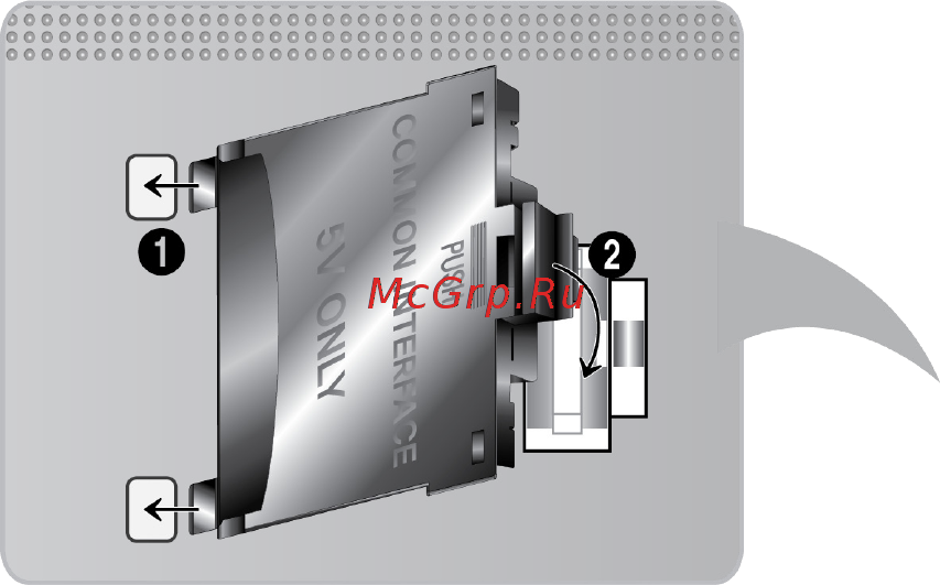 Samsung SEK-1000 [158/184] Для подключения адаптера карты ci card выполните следующие действия