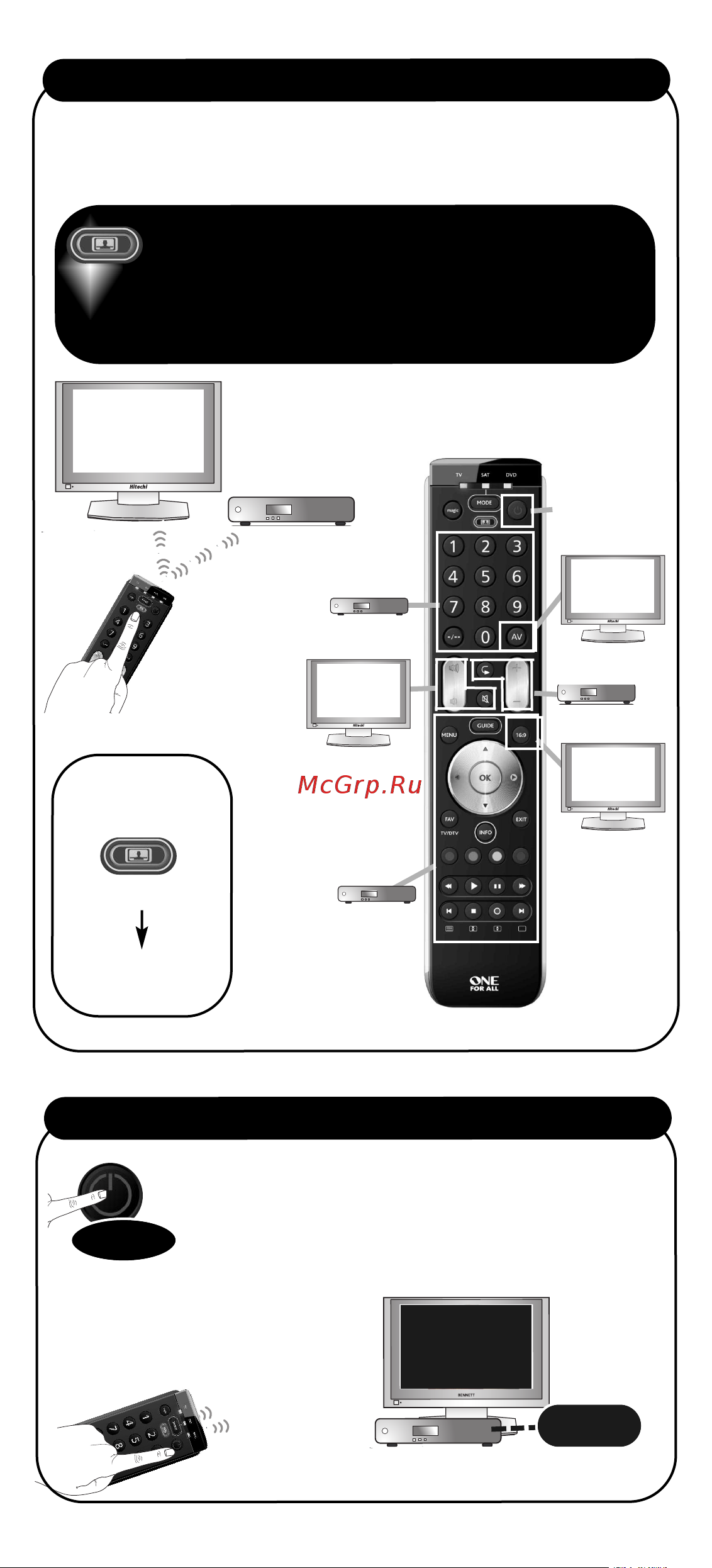 One For All URC7130 [13/92] Combi control