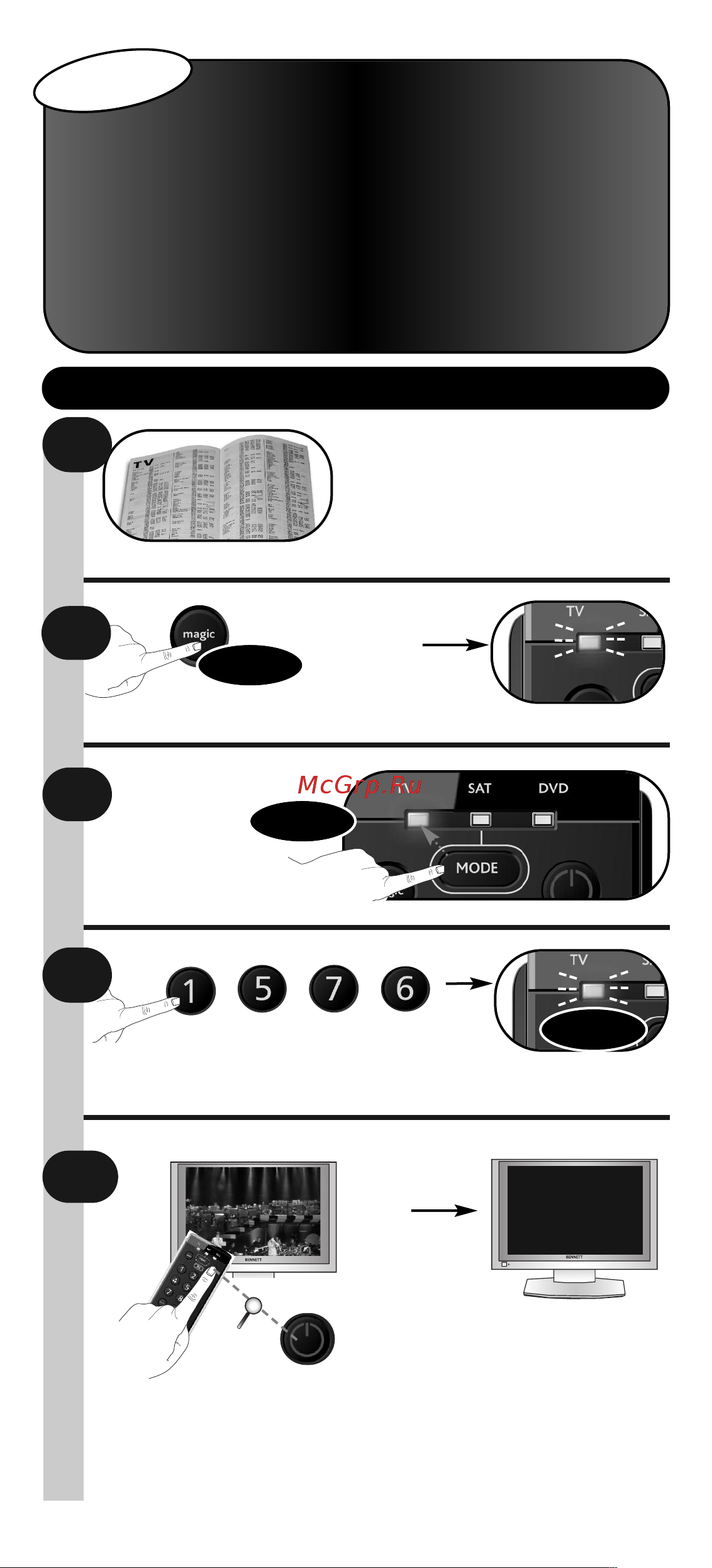 Ofa URC7130 Essence [23/92] Configurazione codice diretto