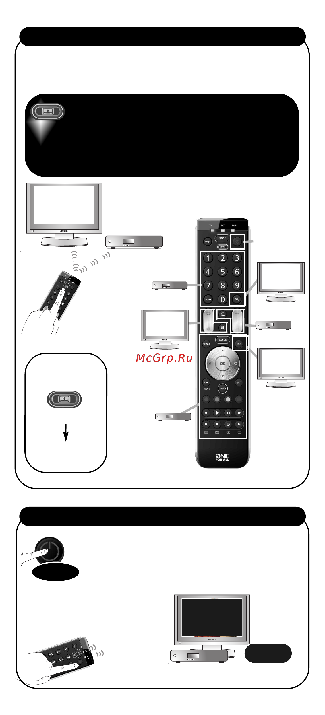 One For All URC7130 [40/92] Combi control