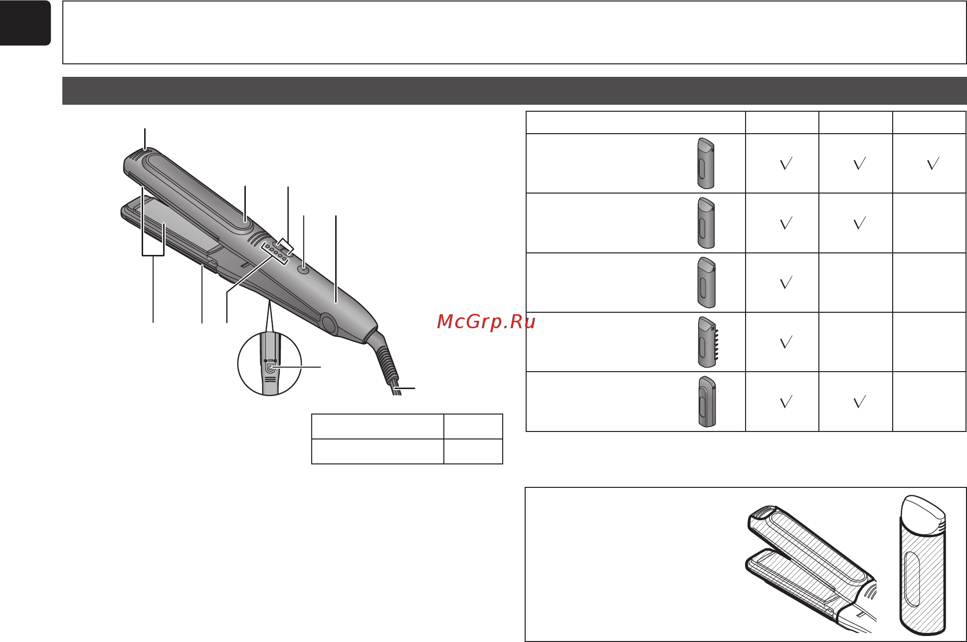 Panasonic EH-HW38 [2/44] Parts identification