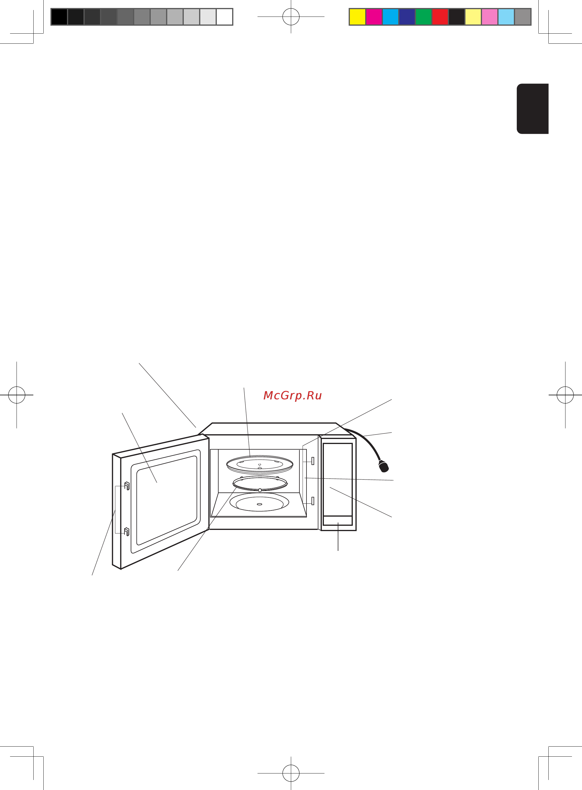 Panasonic NN-ST251WZTE [11/98] Parts of your oven