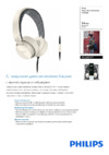 Philips SHL5205WT/10 CitiScape St Germain Инструкция по эксплуатации
