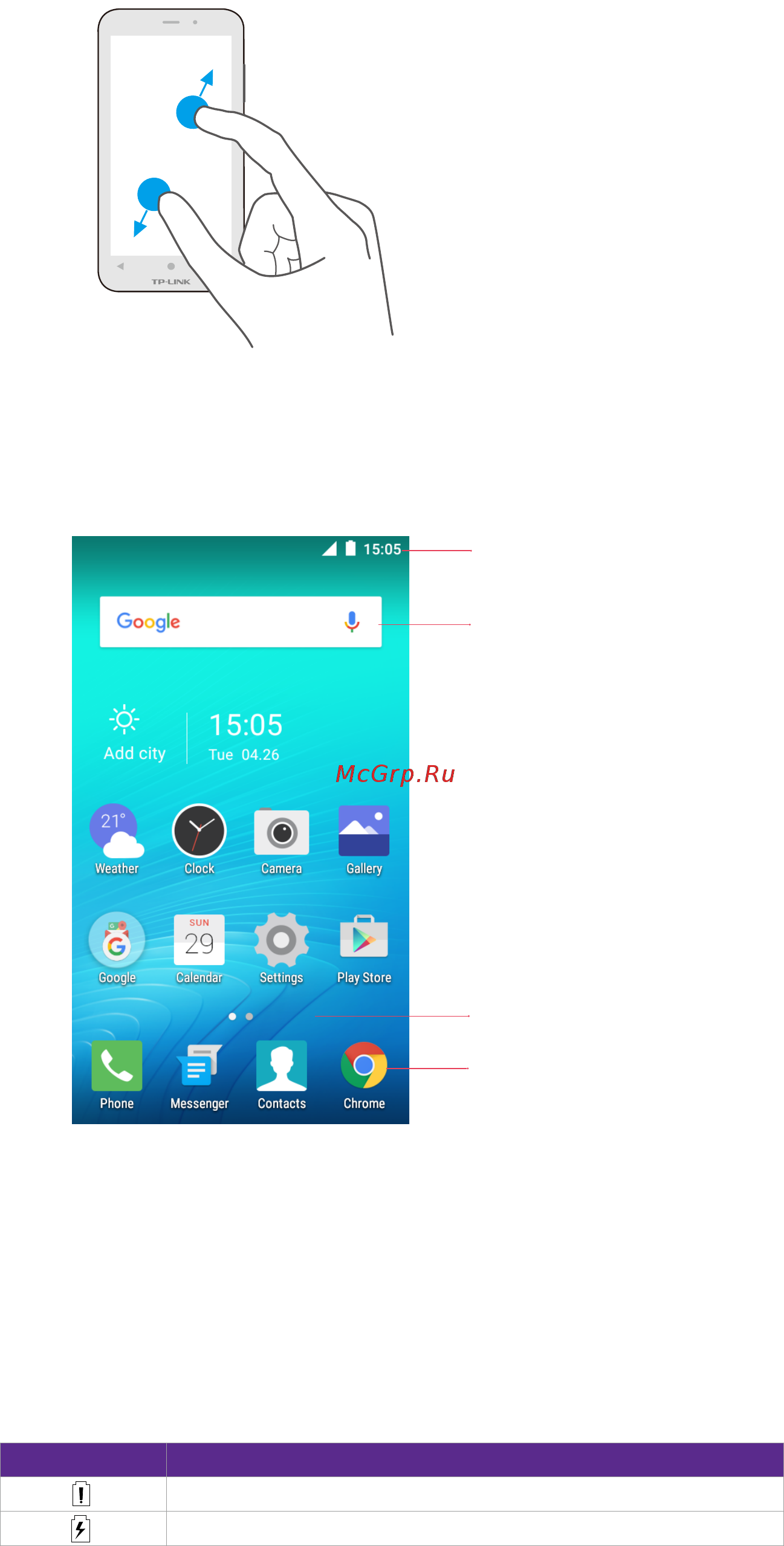 Tp-Link Neffos Y50 [12/63] Home screen
