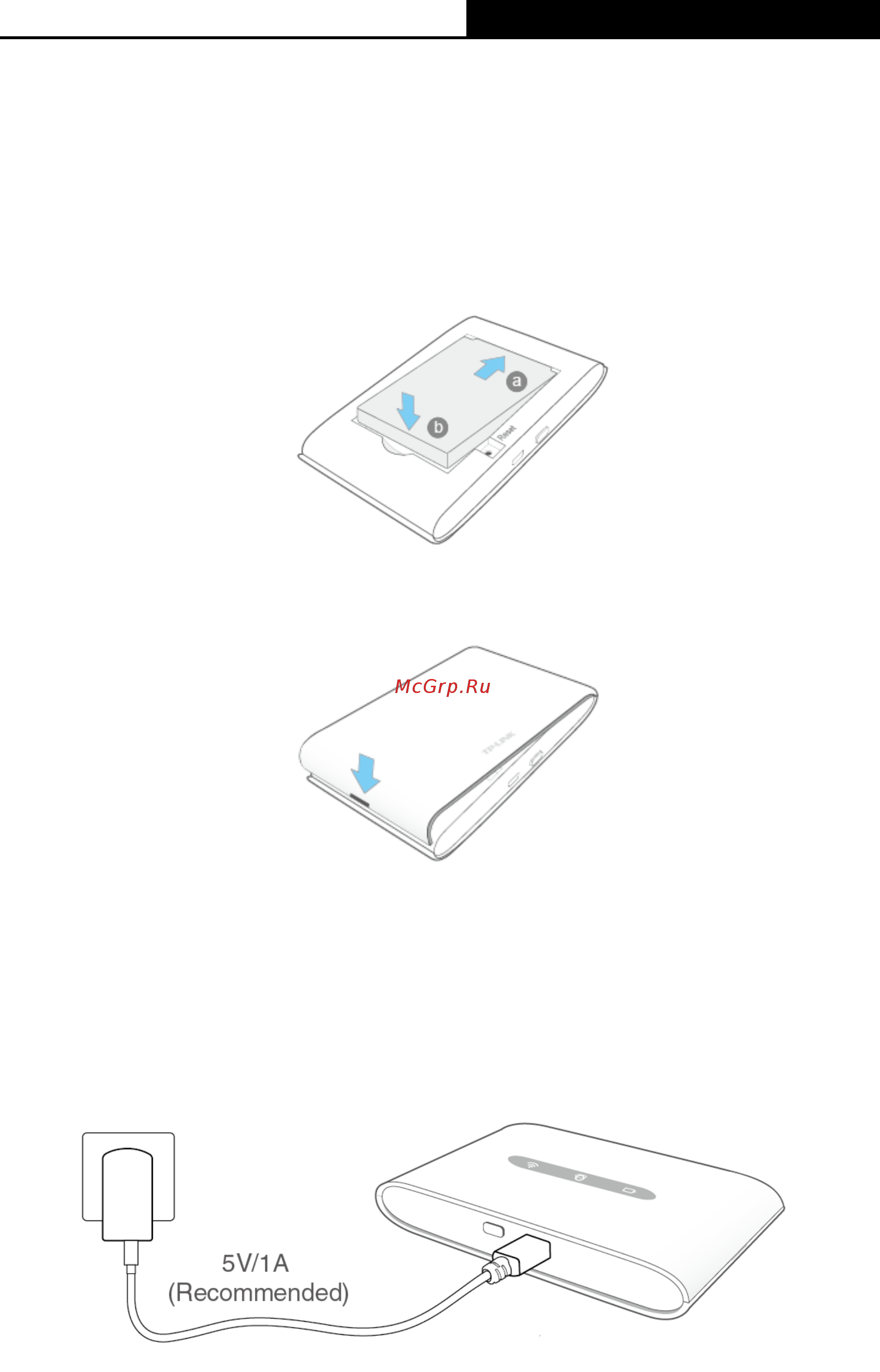 Tp-Link M7300 V1 [15/55] Charging your m7300