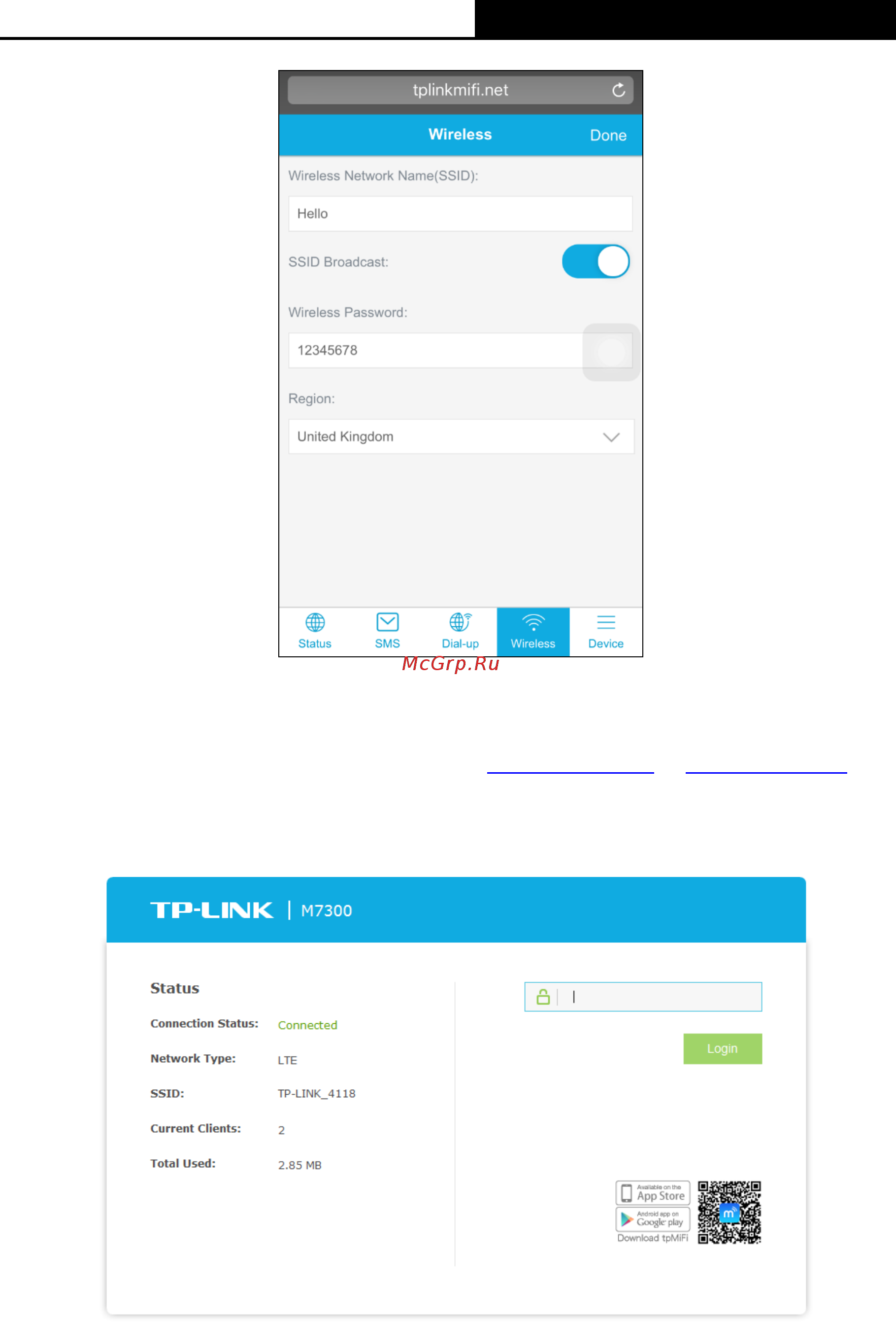 Tp-Link M7300 V1 [20/55] Quick setup via your pc