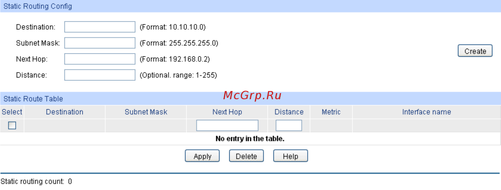 Tp-Link T2600G-52TS (TL-SG3452) [201/355] Static routing