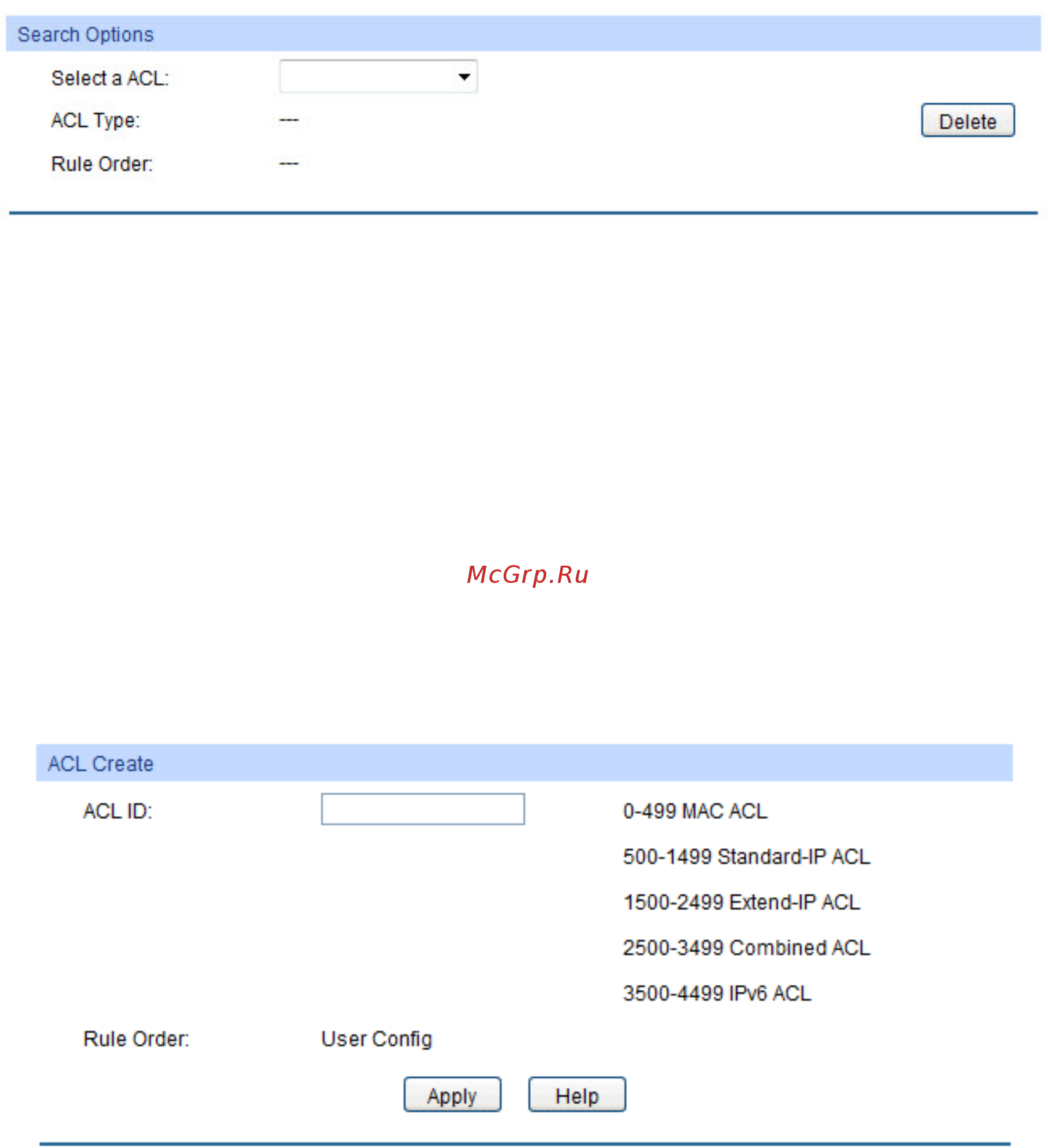 Tp-Link T2600G-28TS (TL-SG3424) [241/355] Acl create
