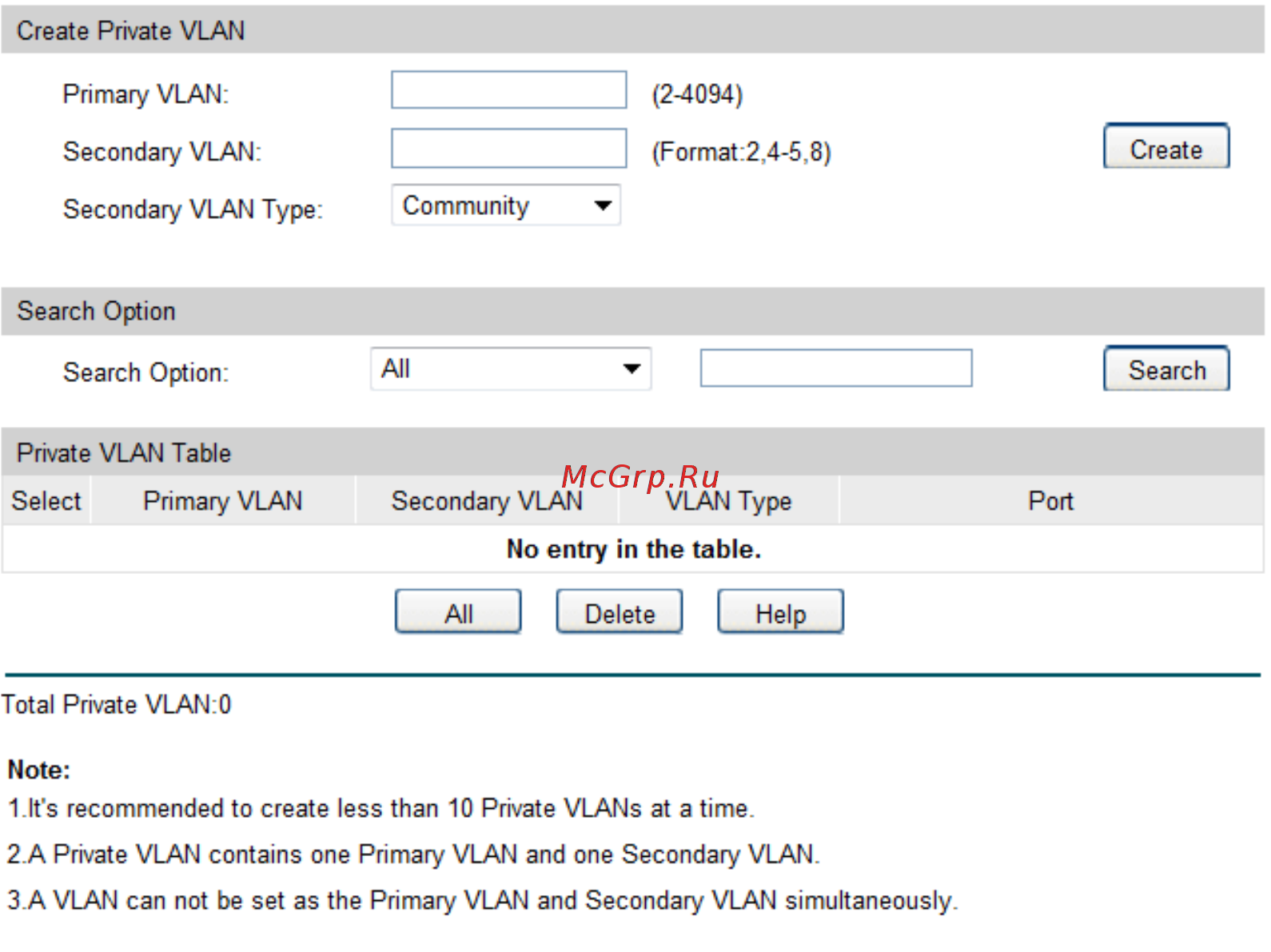 Tp-Link T2600G-28MPS (TL-SG3424P) [108/379] Pvlan config