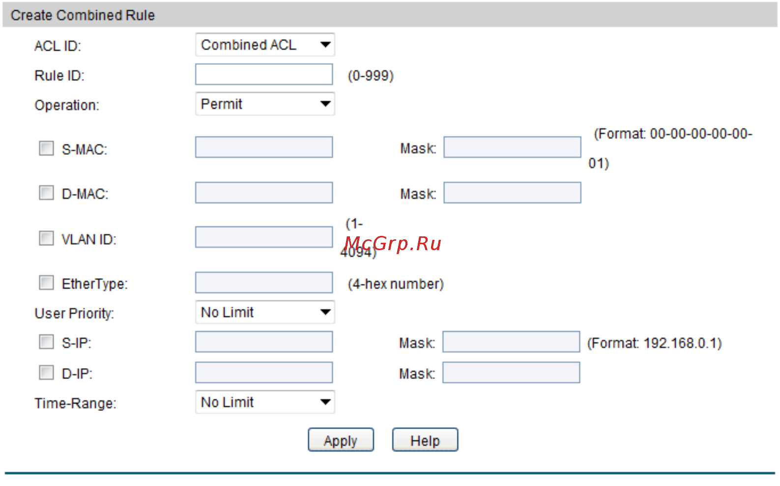 Tp-Link T2600G-28MPS (TL-SG3424P) [265/379] Combined acl