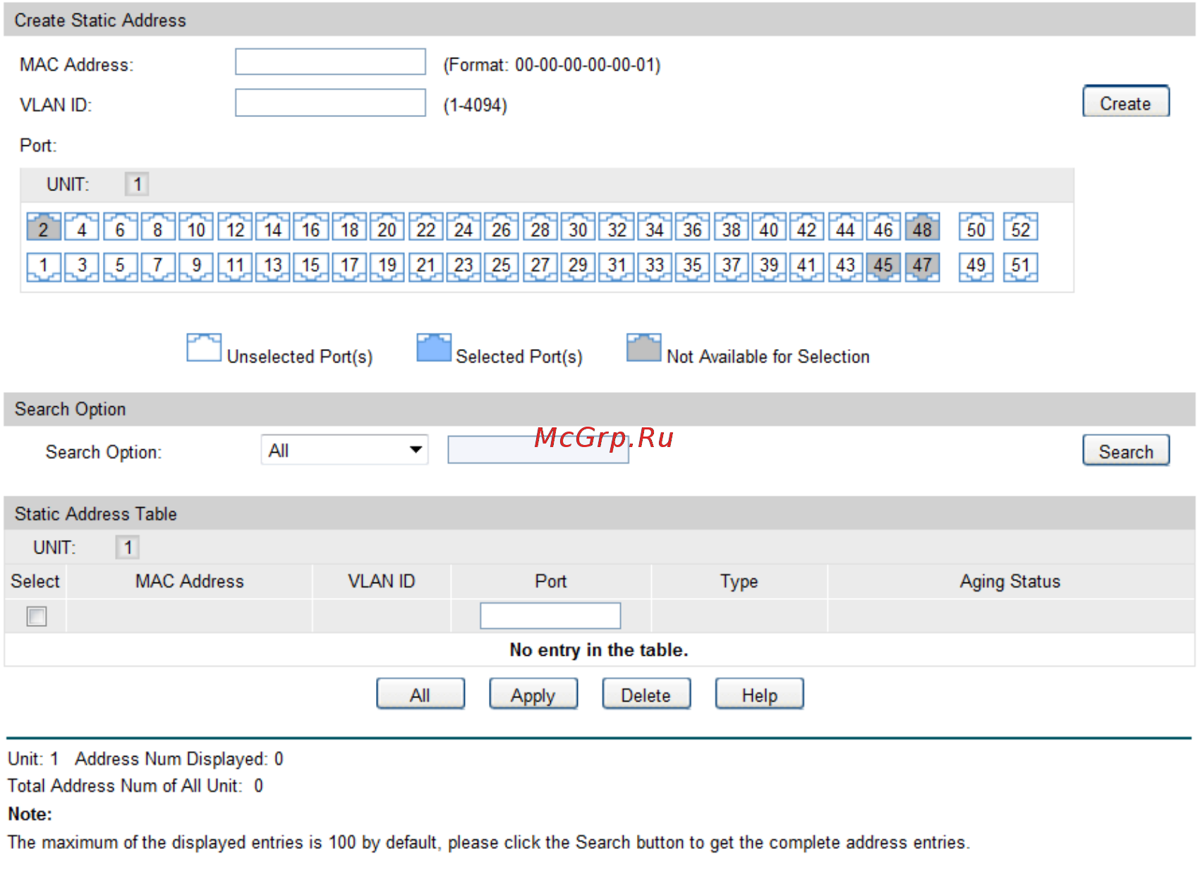 Tp-Link T2600G-28MPS (TL-SG3424P) [72/379] Static address