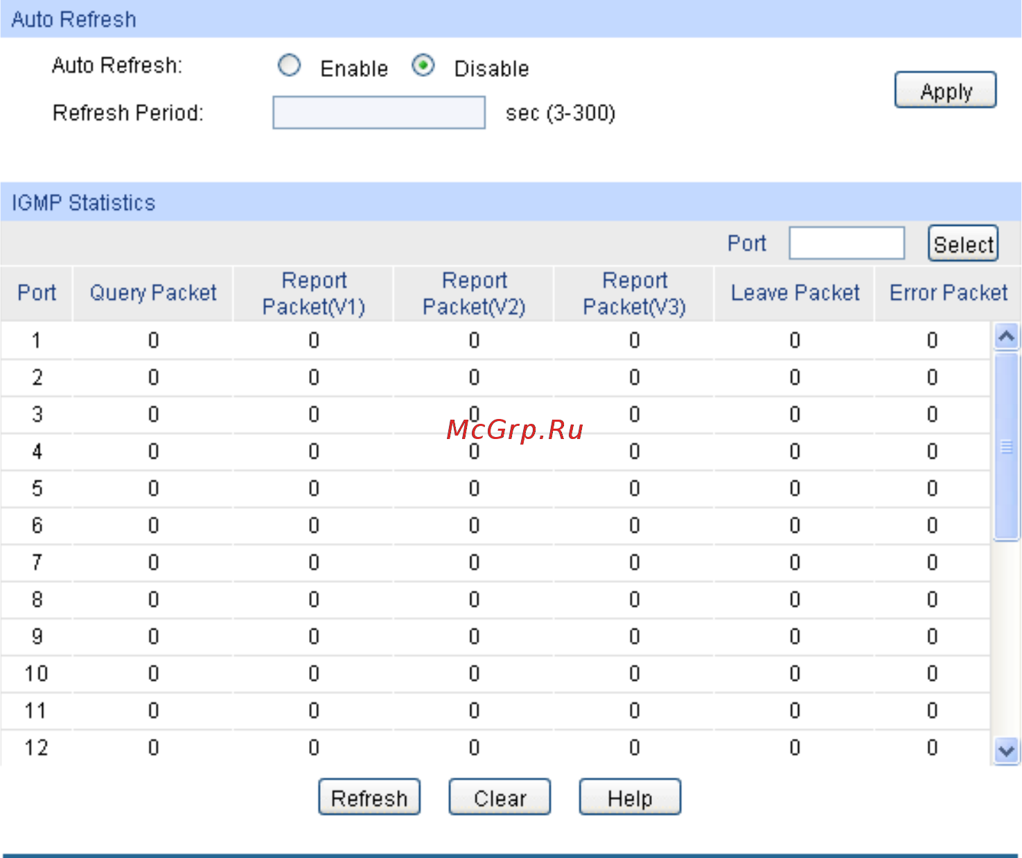 Tp-Link T2500-28TC (TL-SL5428E) [166/316] Packet statistics
