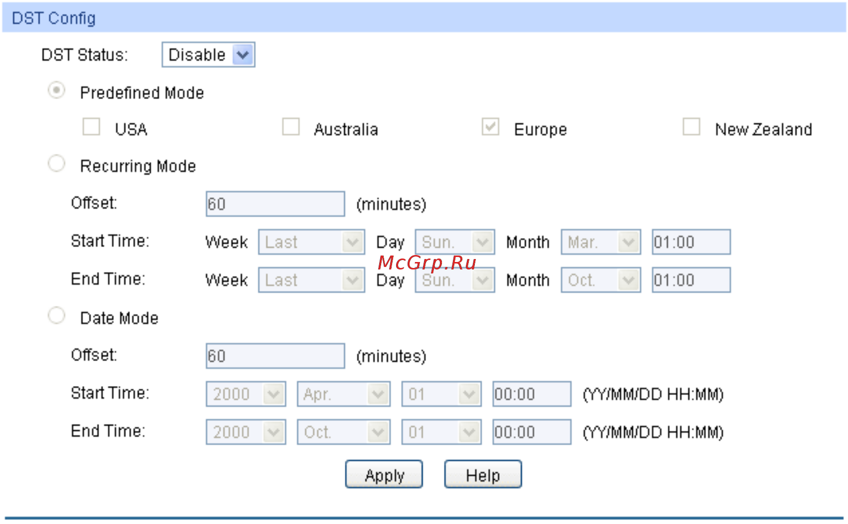 Tp-Link T2700G-28TQ [31/420] Daylight saving time