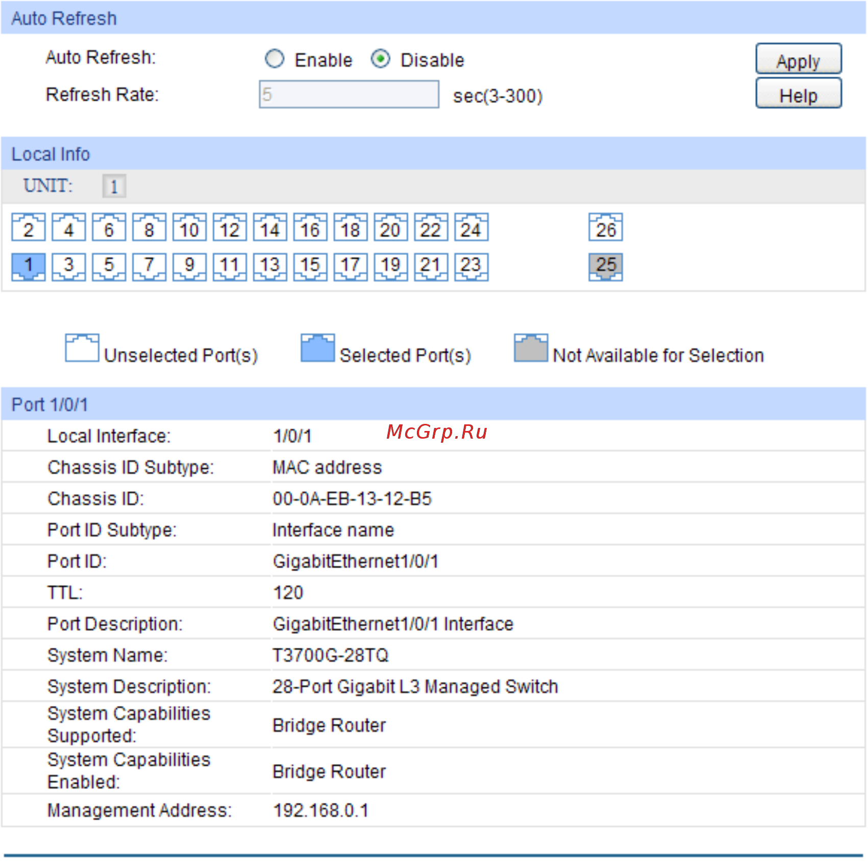 Tp-Link T2700G-28TQ [359/420] Local info