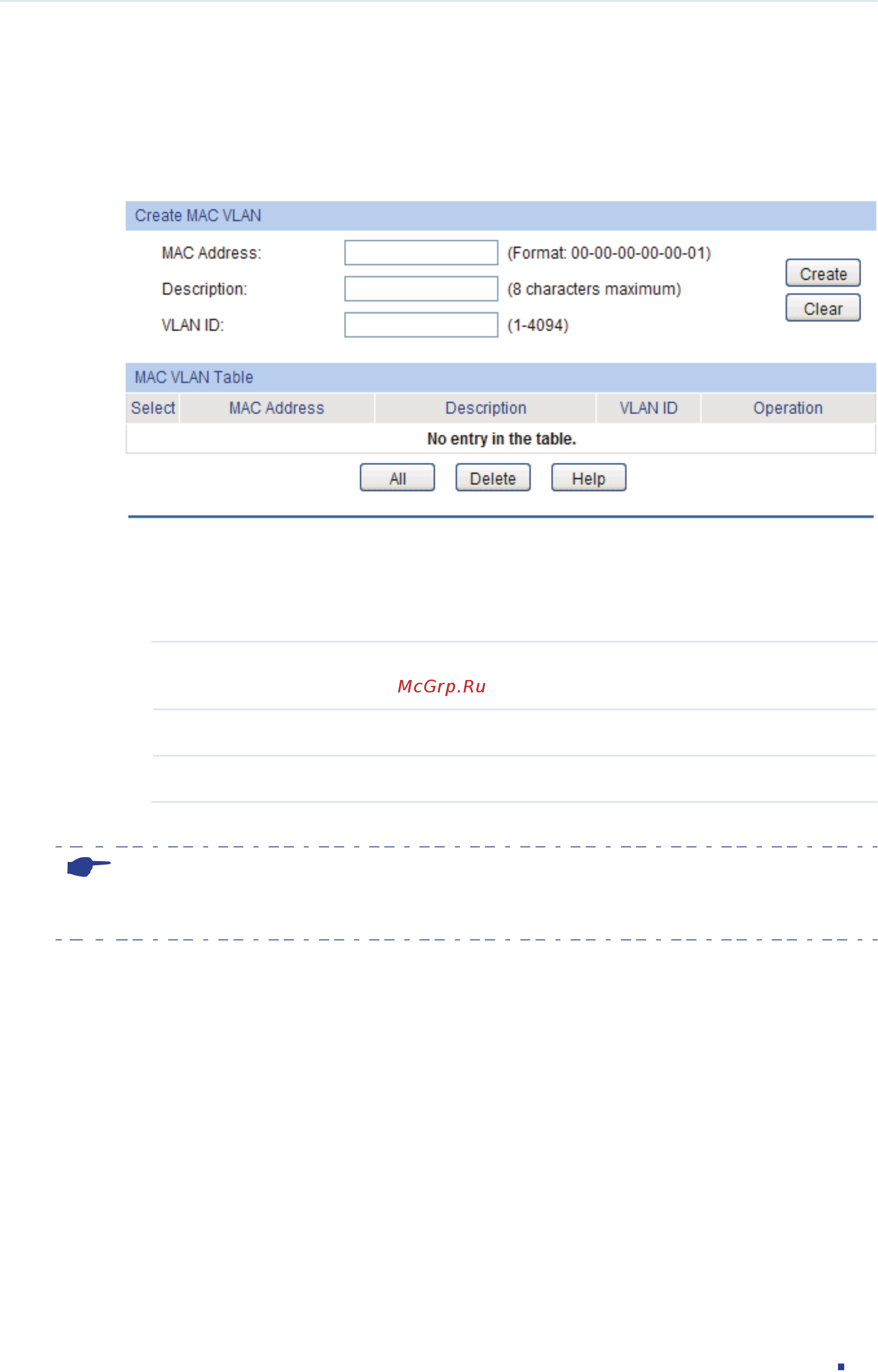 Tp-Link T1600G-28PS (TL-SG2424P) [191/754] Binding the mac address to the vlan