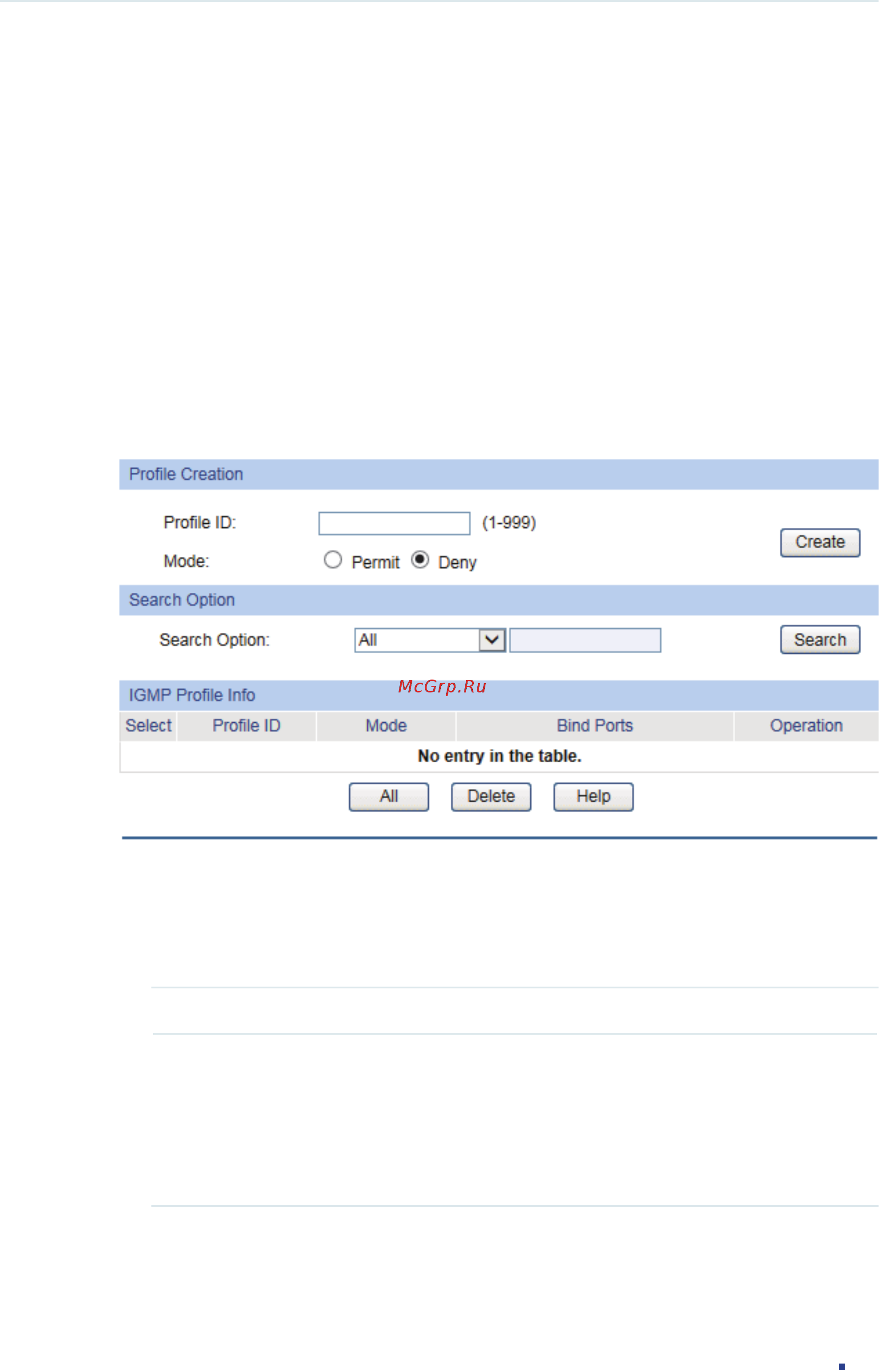 Tp-Link T1600G-28PS (TL-SG2424P) [299/754] Configuring igmp profile
