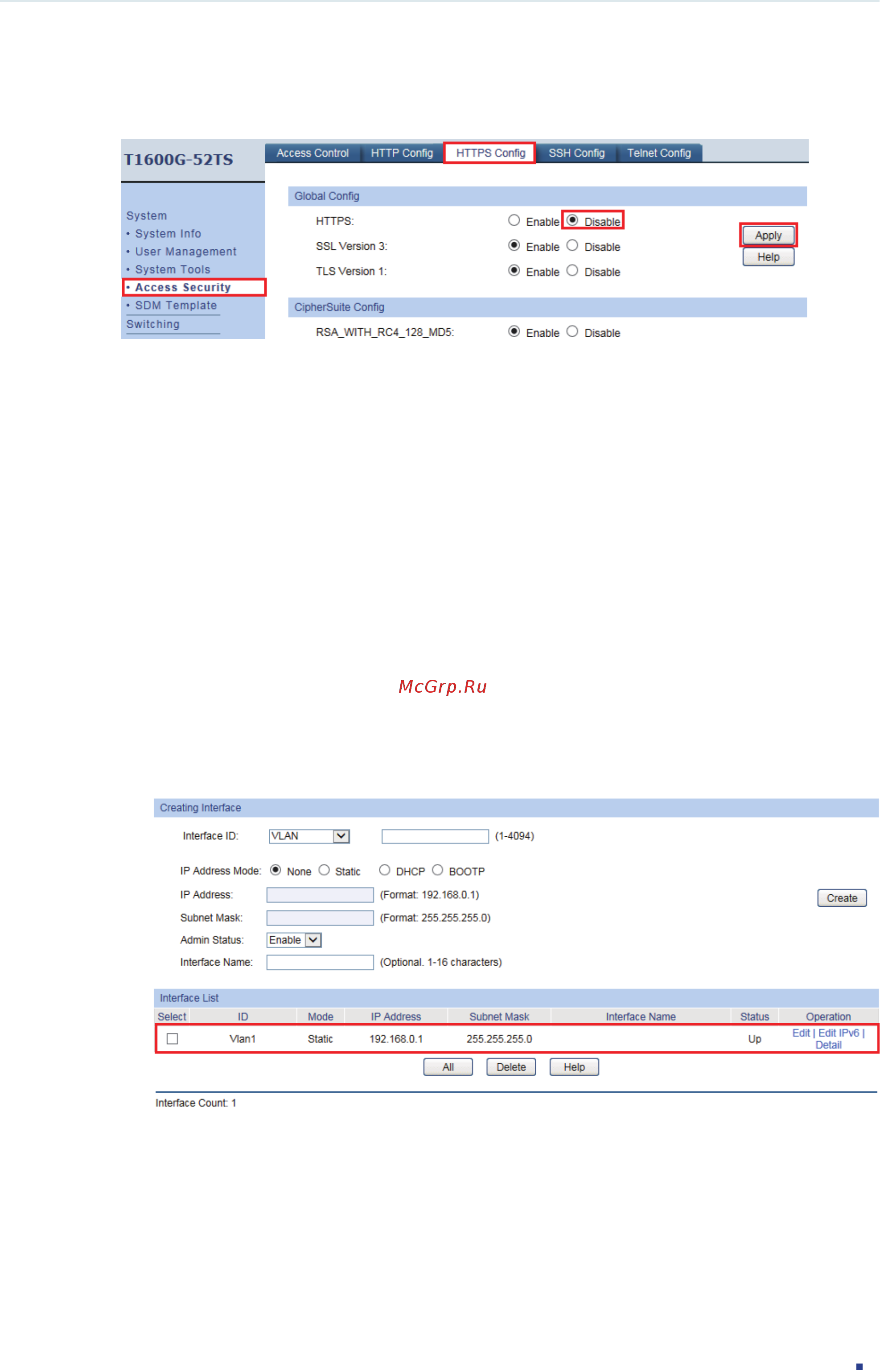Tp-Link T1600G-28PS (TL-SG2424P) [30/754] Configure the switch s ip address and default gateway