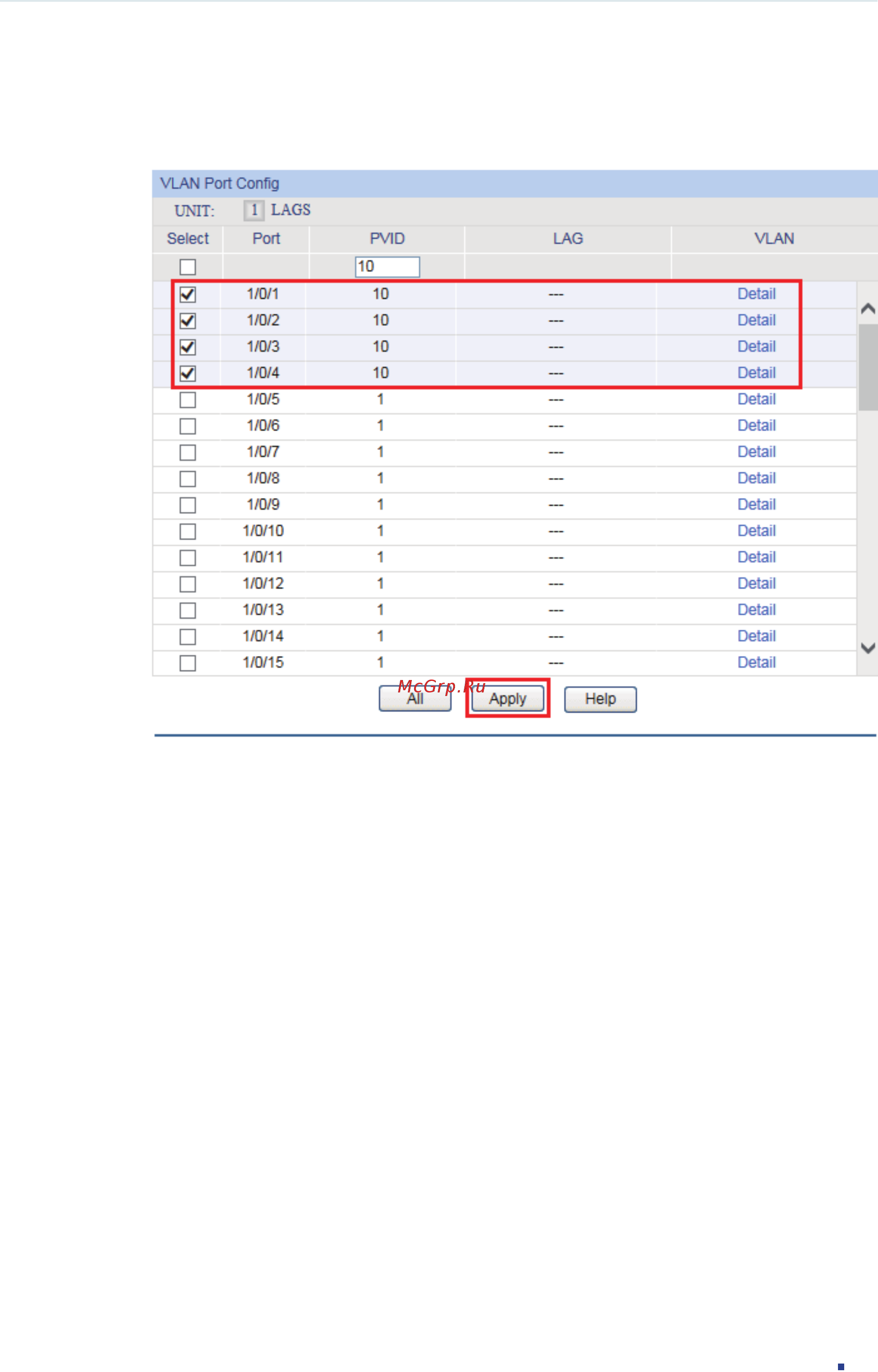 Tp-Link T1600G-28PS (TL-SG2424P) [369/754] Port config to load the following page configure