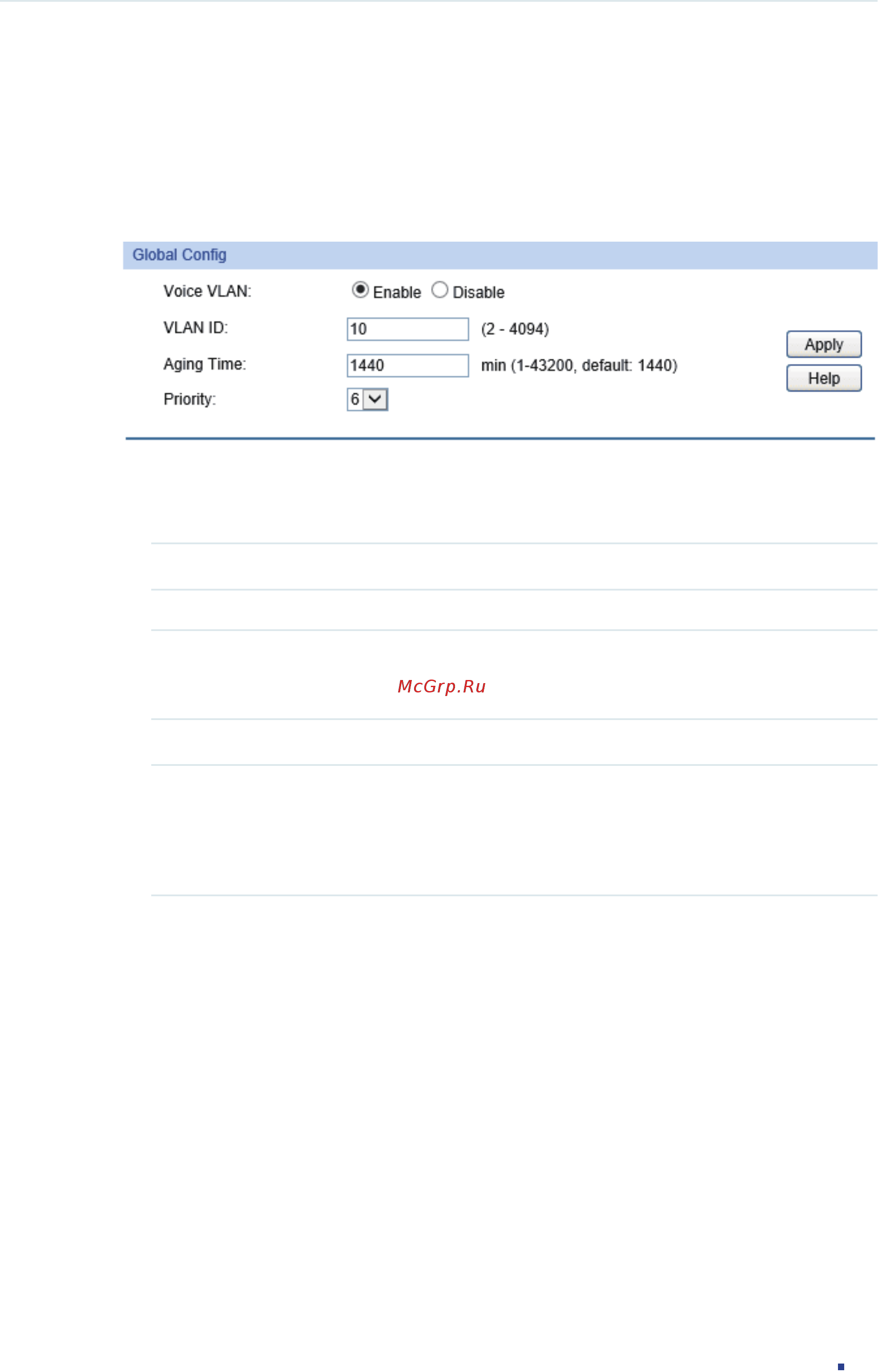 Tp-Link T1600G-28PS (TL-SG2424P) [497/754] Configuring voice vlan globally