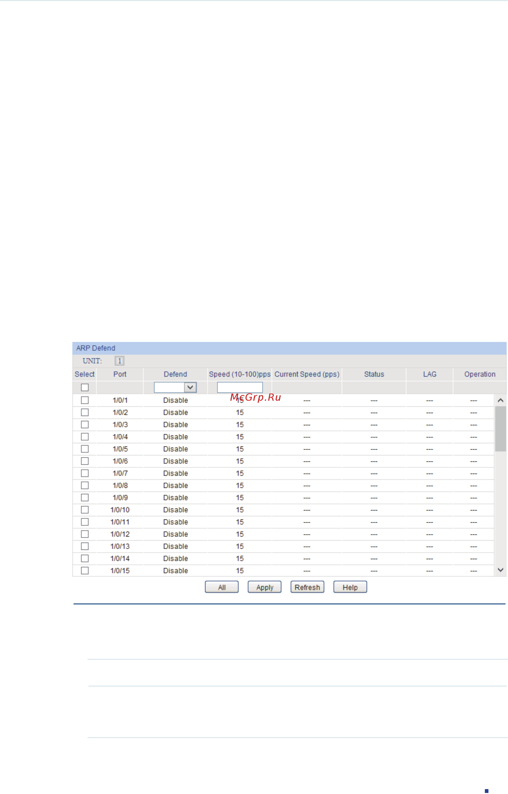Tp-Link T1600G-28PS (TL-SG2424P) [567/754] Configuring arp defend