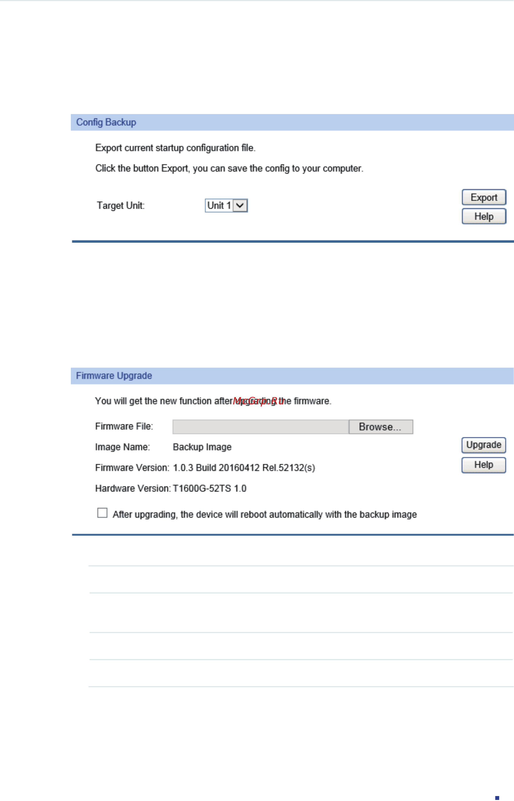 Tp-Link T1600G-28PS (TL-SG2424P) [70/754] Backing up the configuration file