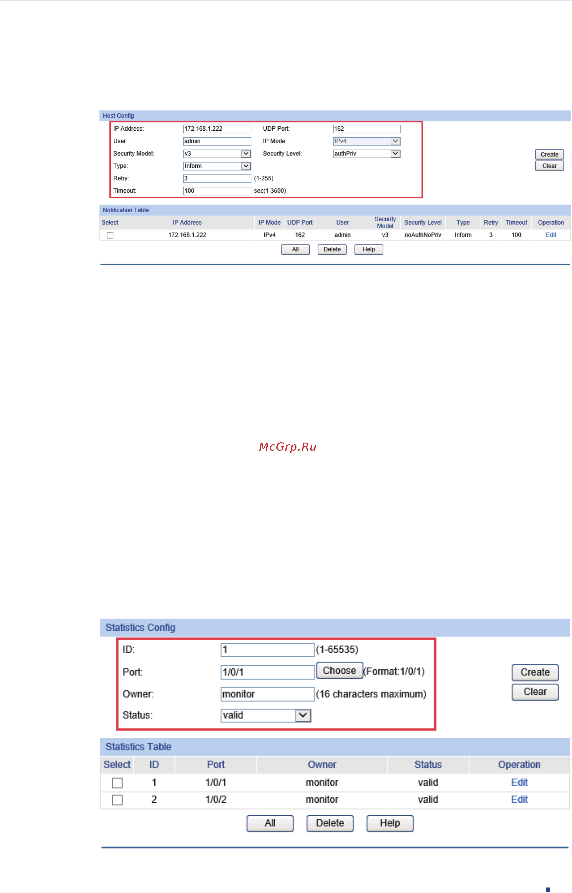 Tp-Link T1600G-28PS (TL-SG2424P) [741/754] Configuring rmon