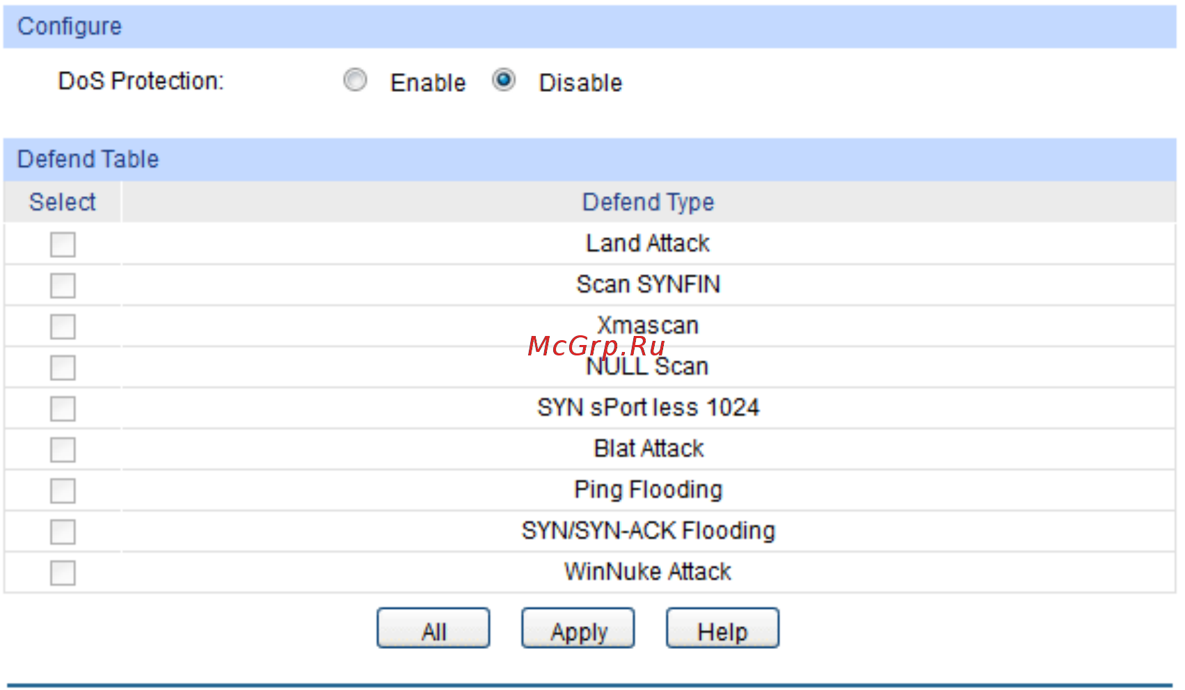 Tp-Link T1600G-28TS (TL-SG2424) [215/269] Dos defend