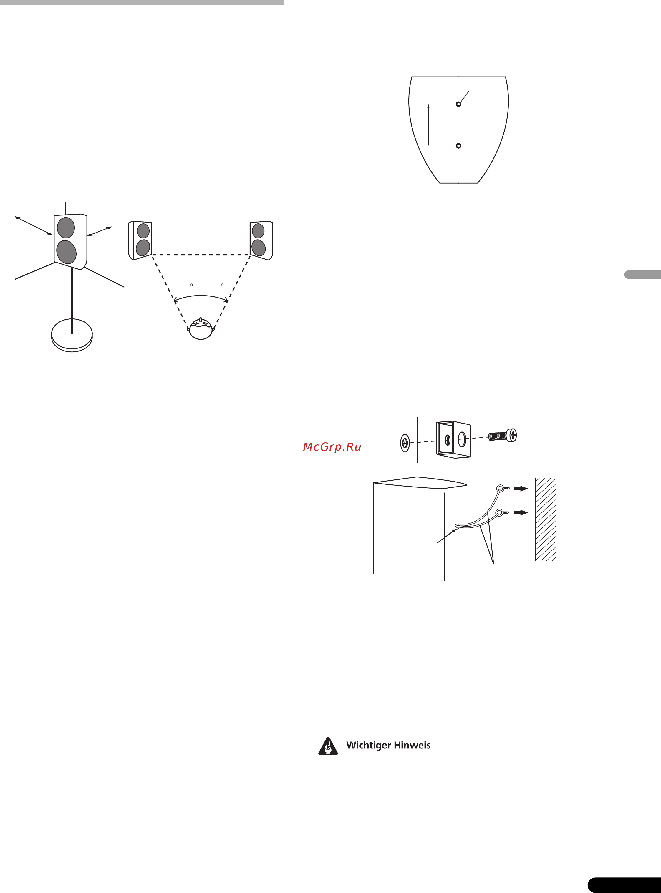 Pioneer S-31B-LR-K Black [11/58] Installationsverfahren