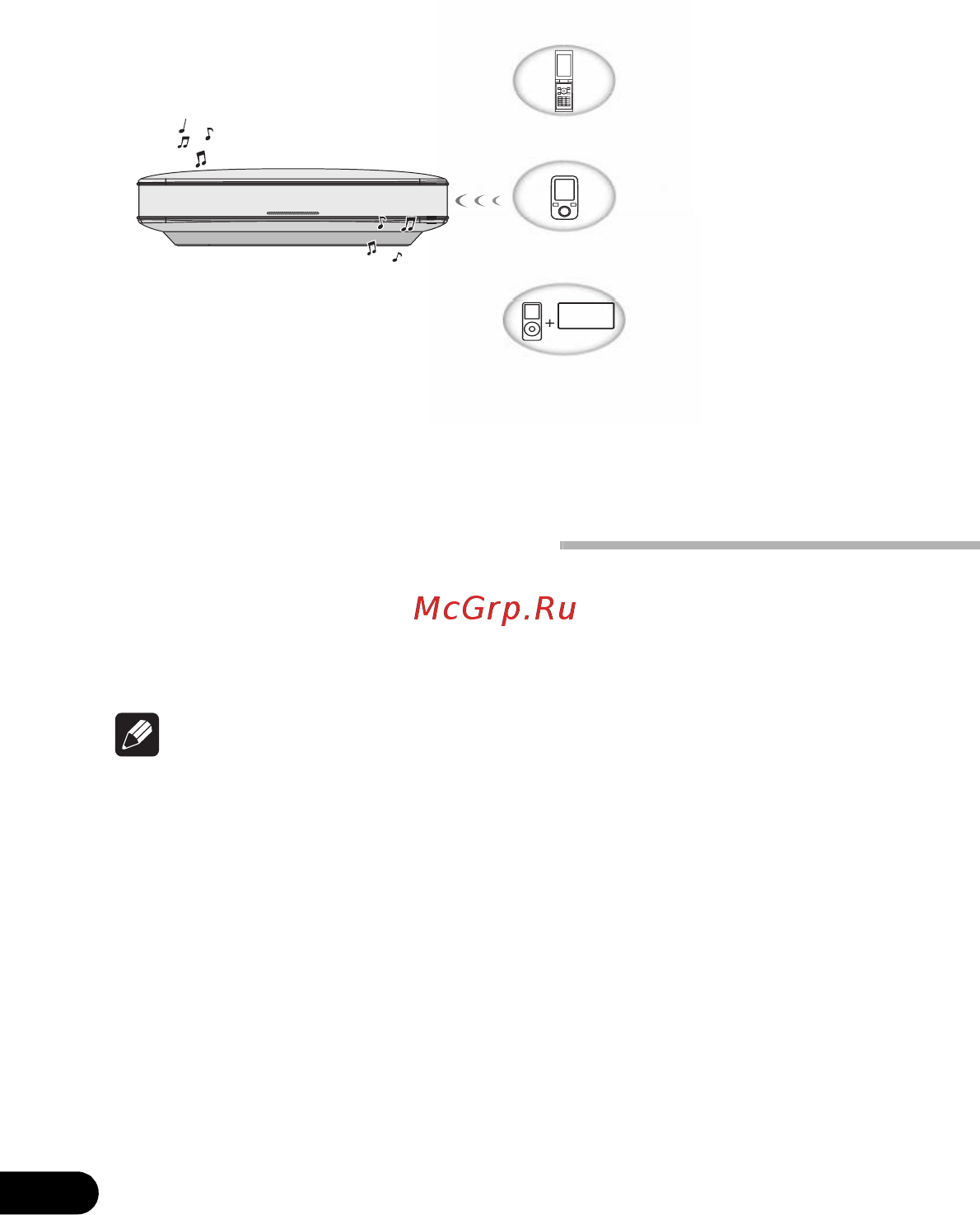 Pioneer XW-LF1 Black [106/124] Прослушивание музыки с помощью соединения bluetooth