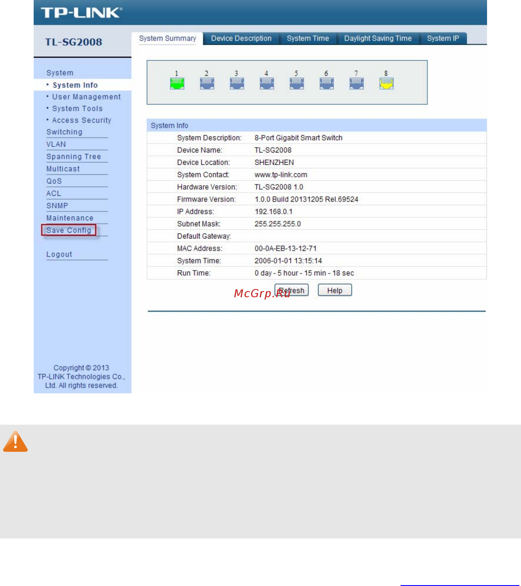 Tp-Link TL-SG2008 Руководство пользователя онлайн [15/153] 174327
