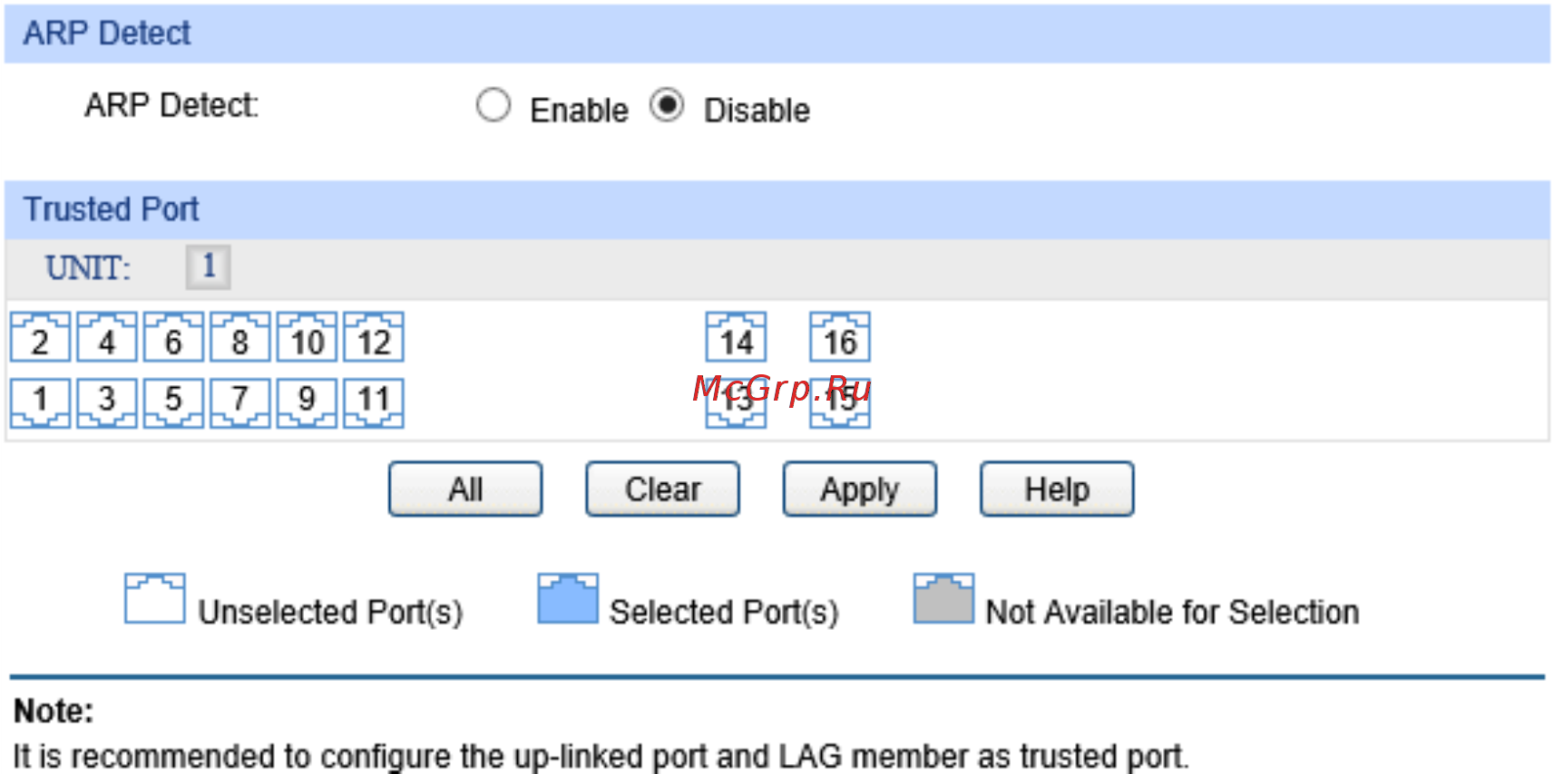 Tp-Link T1700X-16TS V1 [215/281] Arp detect