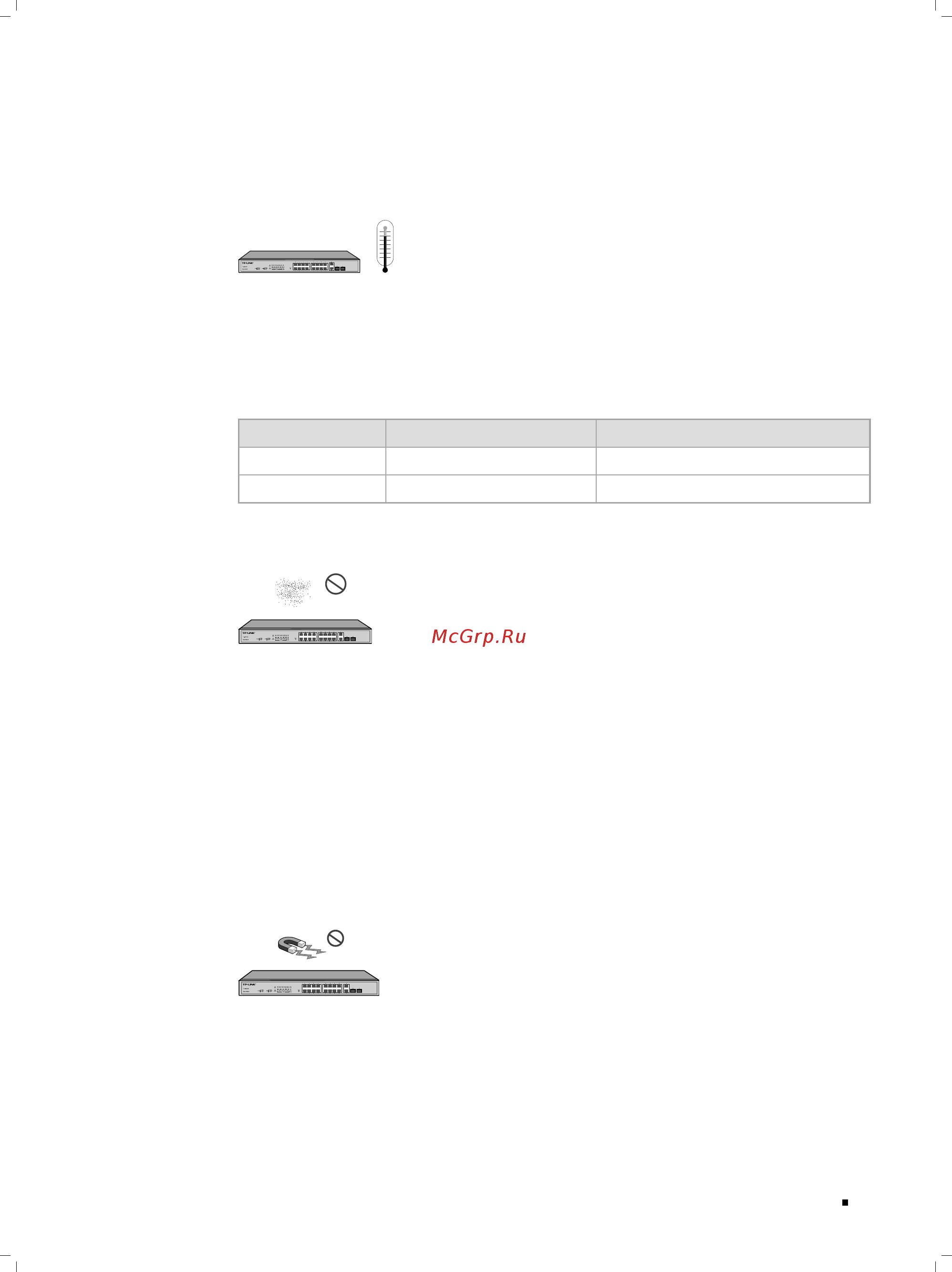 Tp-Link TL-SL2452 [11/28] Site requirements