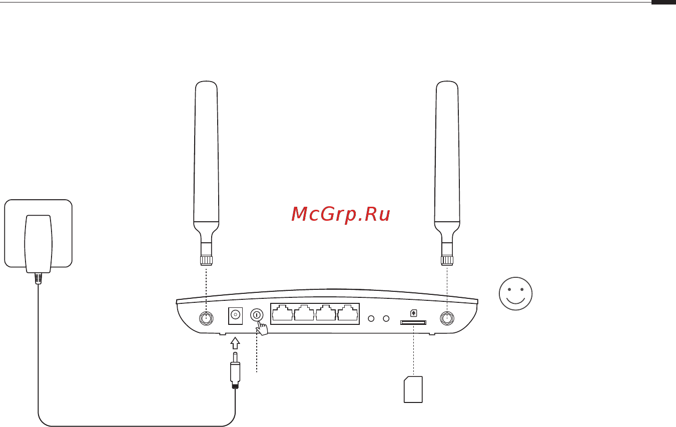 Tp-Link TL-MR6400 [3/50] Connect the hardware