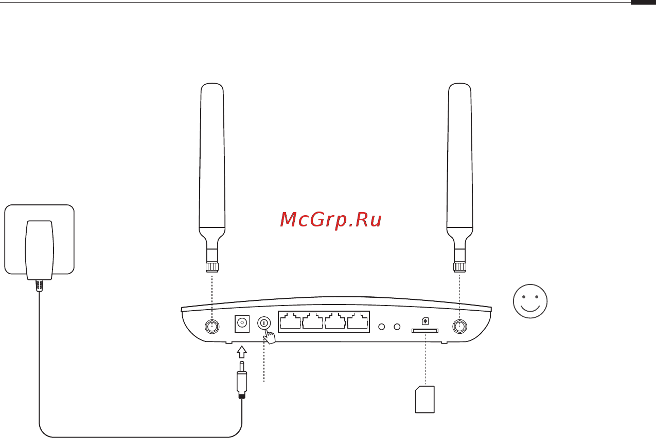 Tp-Link TL-MR6400 [31/50] Подключение устройства