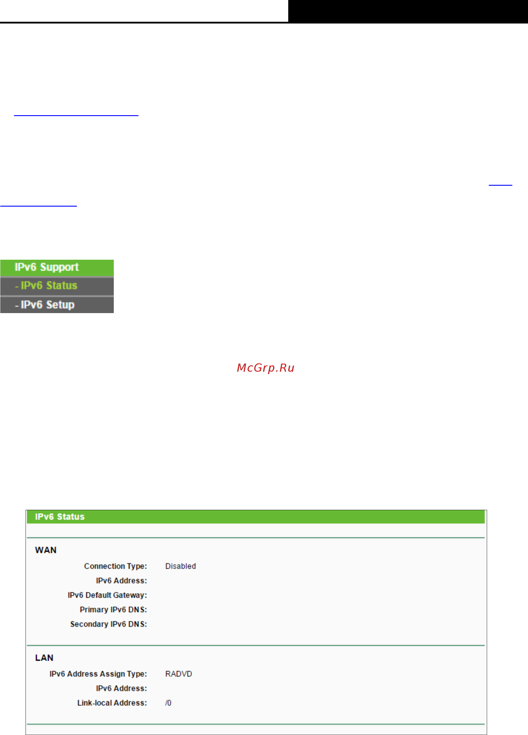 Tp-Link TL-MR6400 V1 [118/142] Ipv6 status