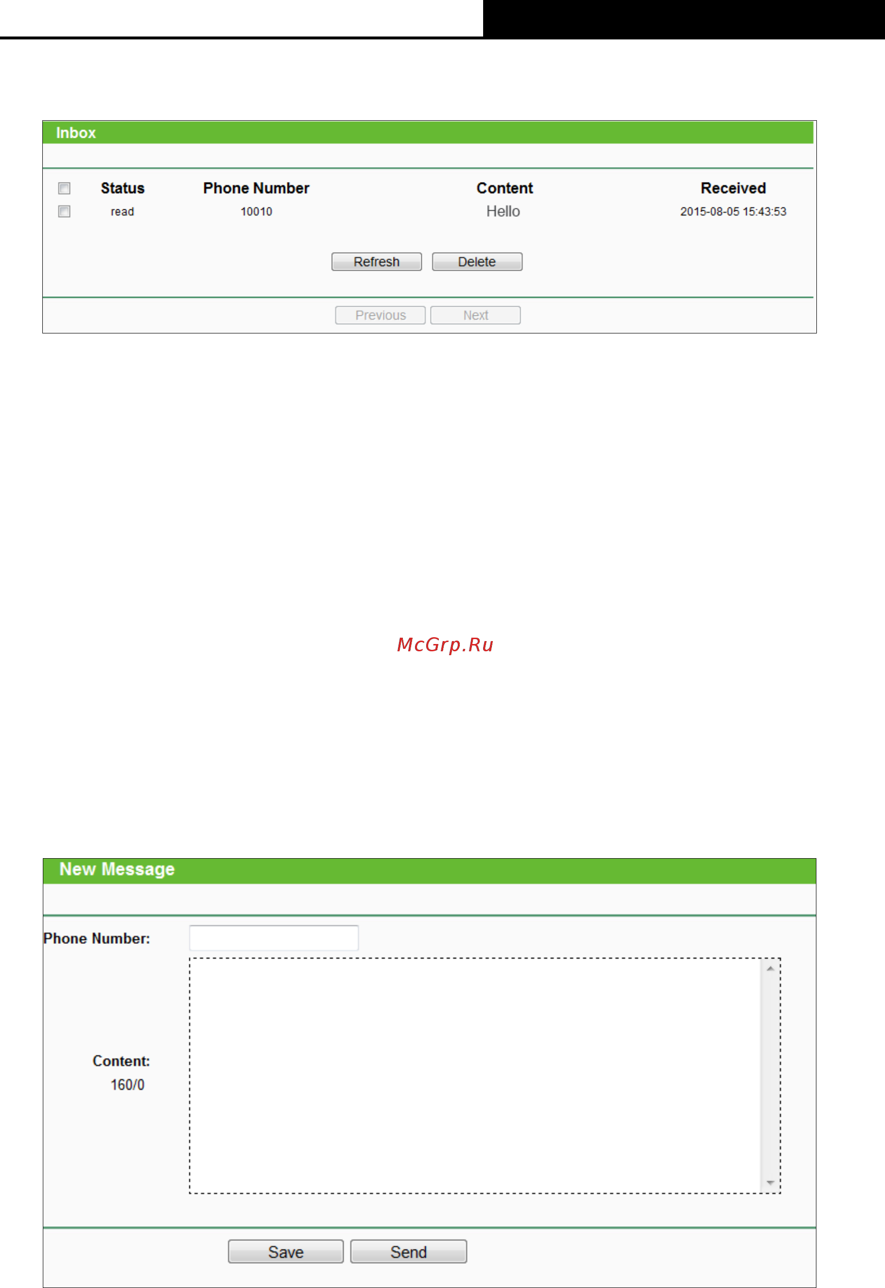 Tp-Link TL-MR6400 V1 [38/142] New message