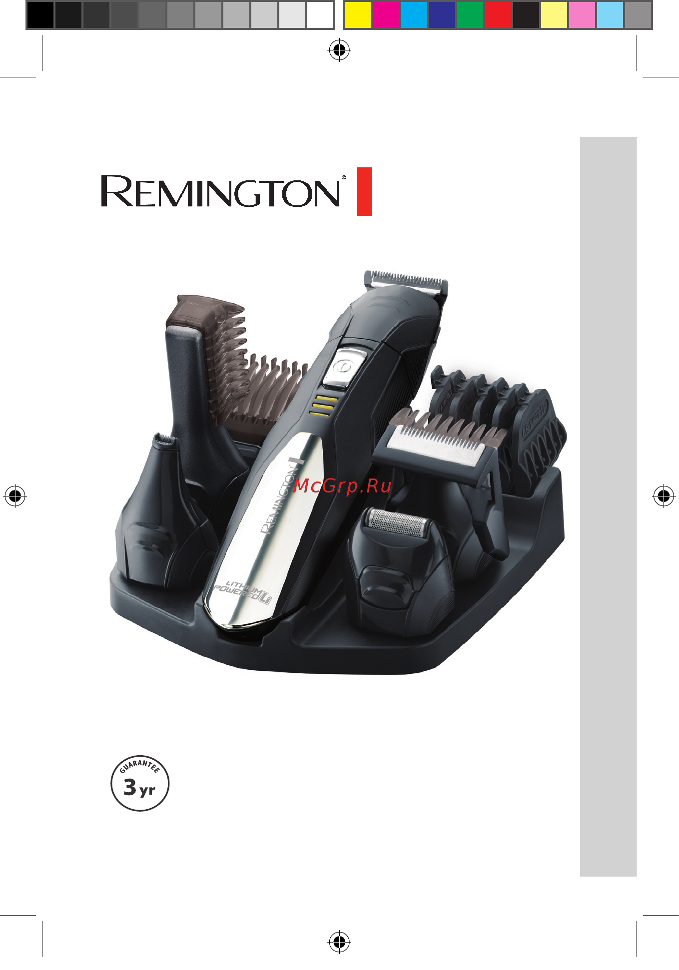 Remington PG6060 E51 Инструкция по эксплуатации онлайн