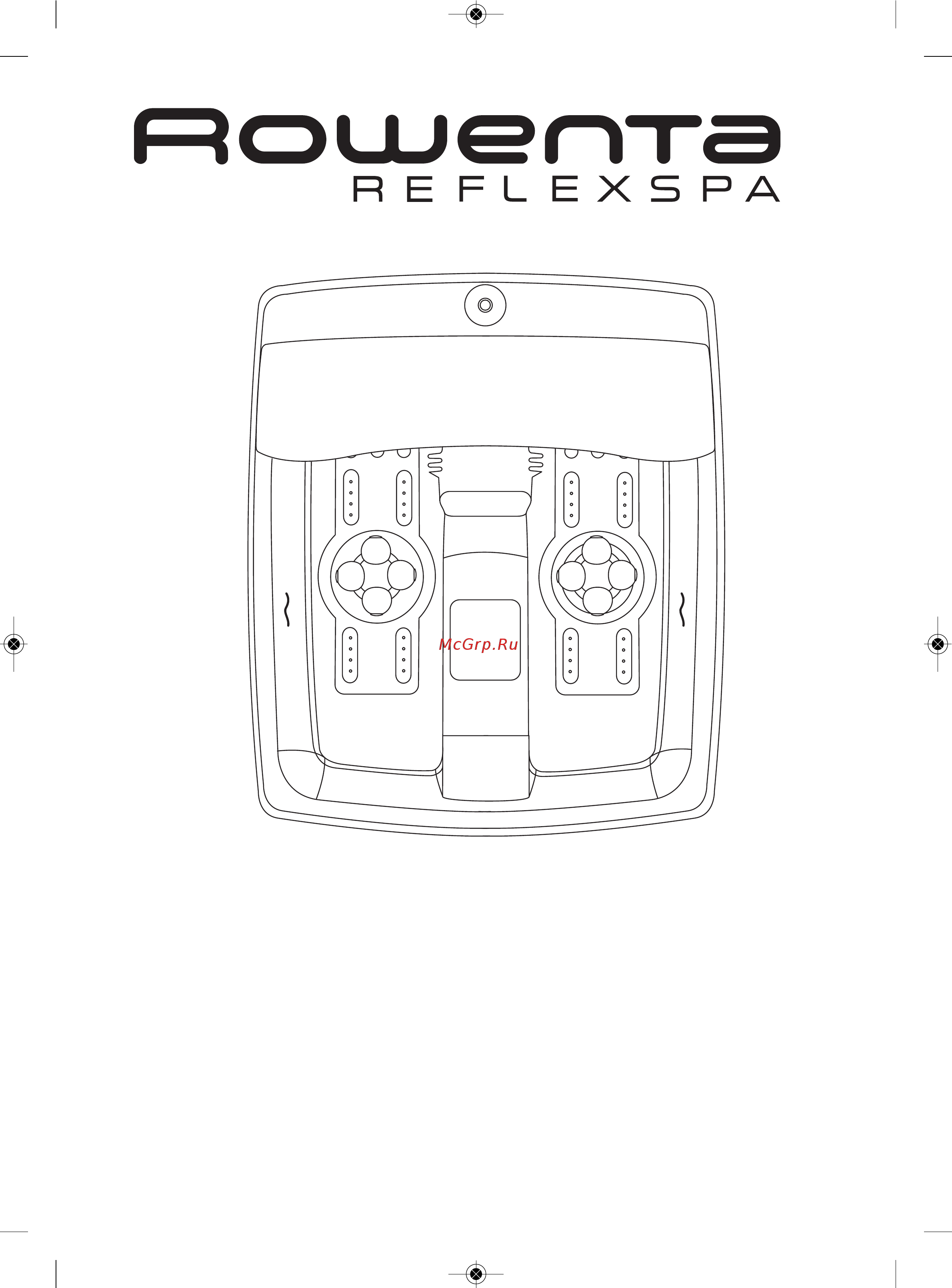 Rowenta TS 8051 Reflexspa Инструкция по эксплуатации онлайн