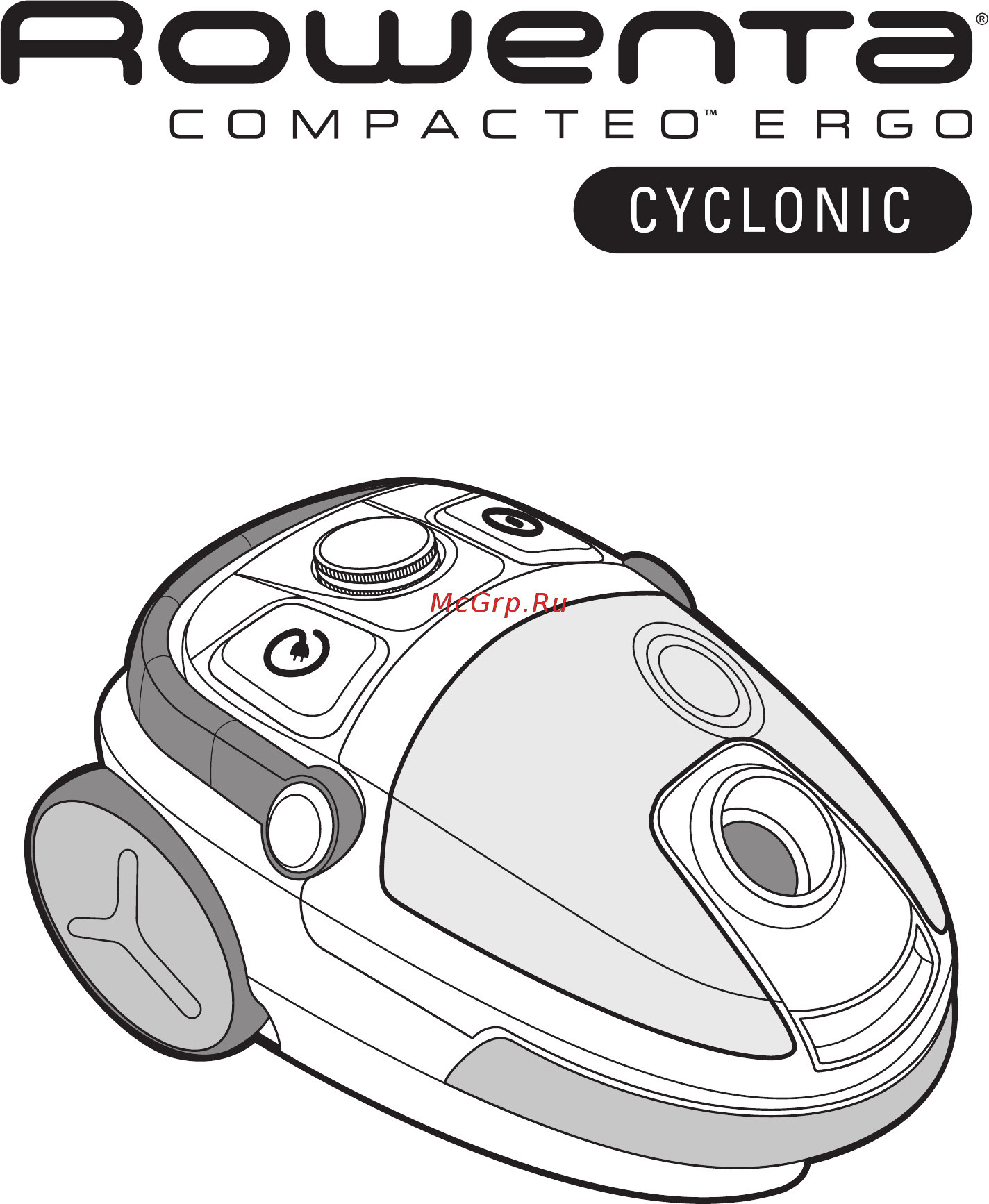 Rowenta RO 5396 Compacteo Cyclonic Инструкция по эксплуатации онлайн