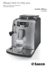 Saeco HD8888/19 Series Intelia Deluxe Инструкция по эксплуатации