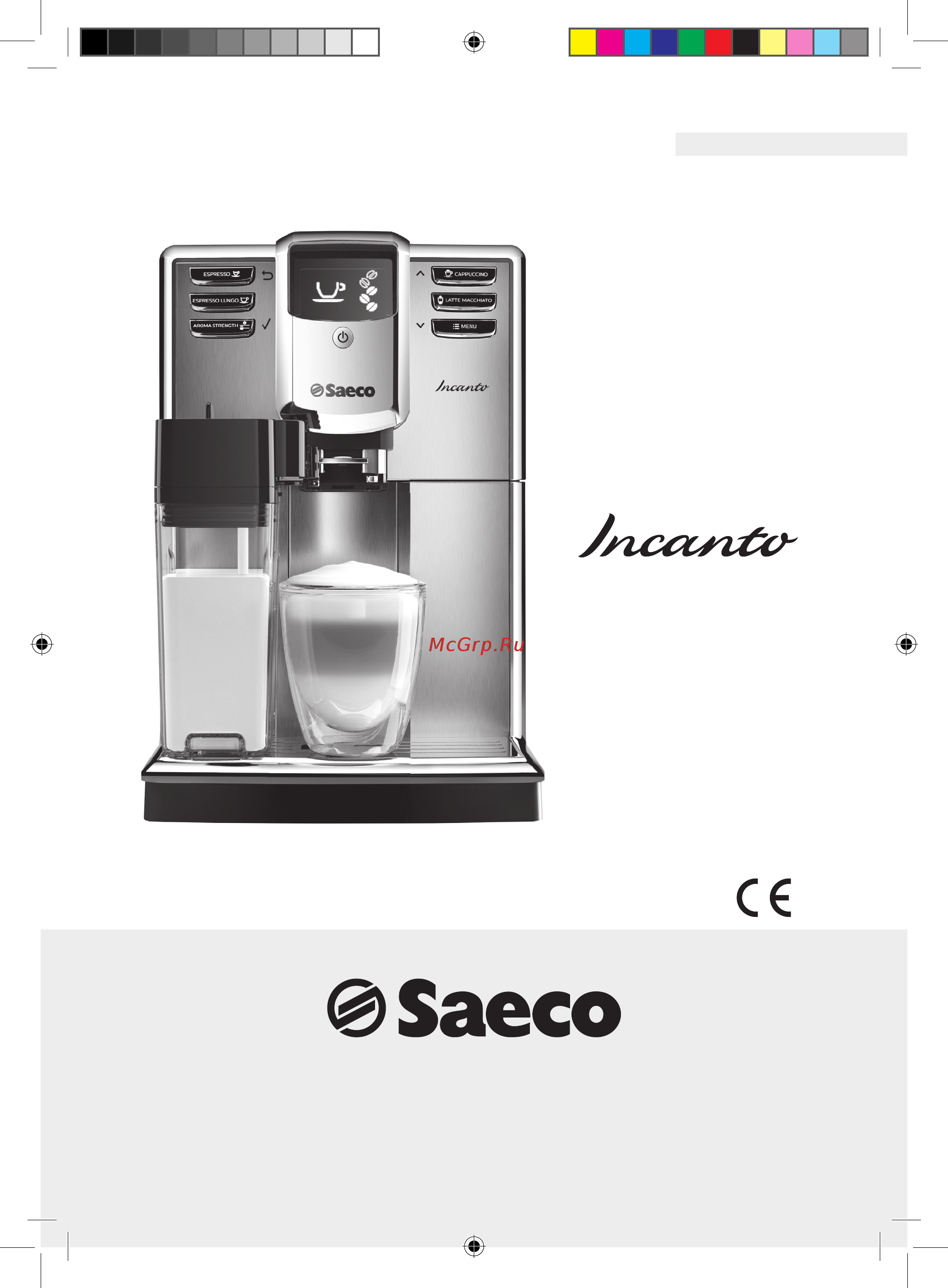 Saeco HD8918/09 Series Incanto [31/88] Www saeco com welcome
