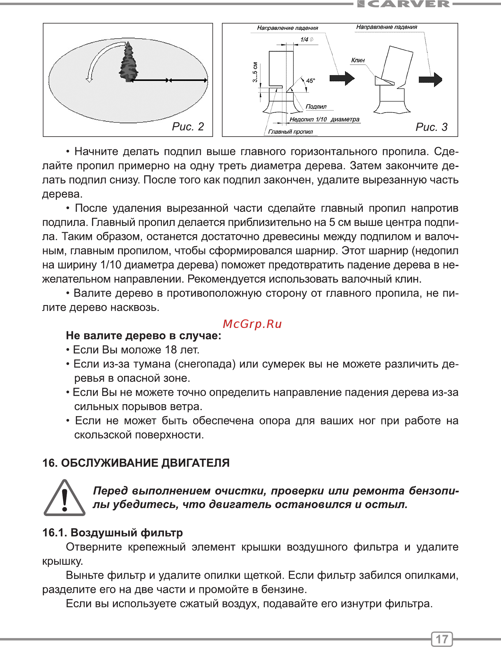 Carver RSG 72-20K Руководство по эксплуатации онлайн [17/28] 174624