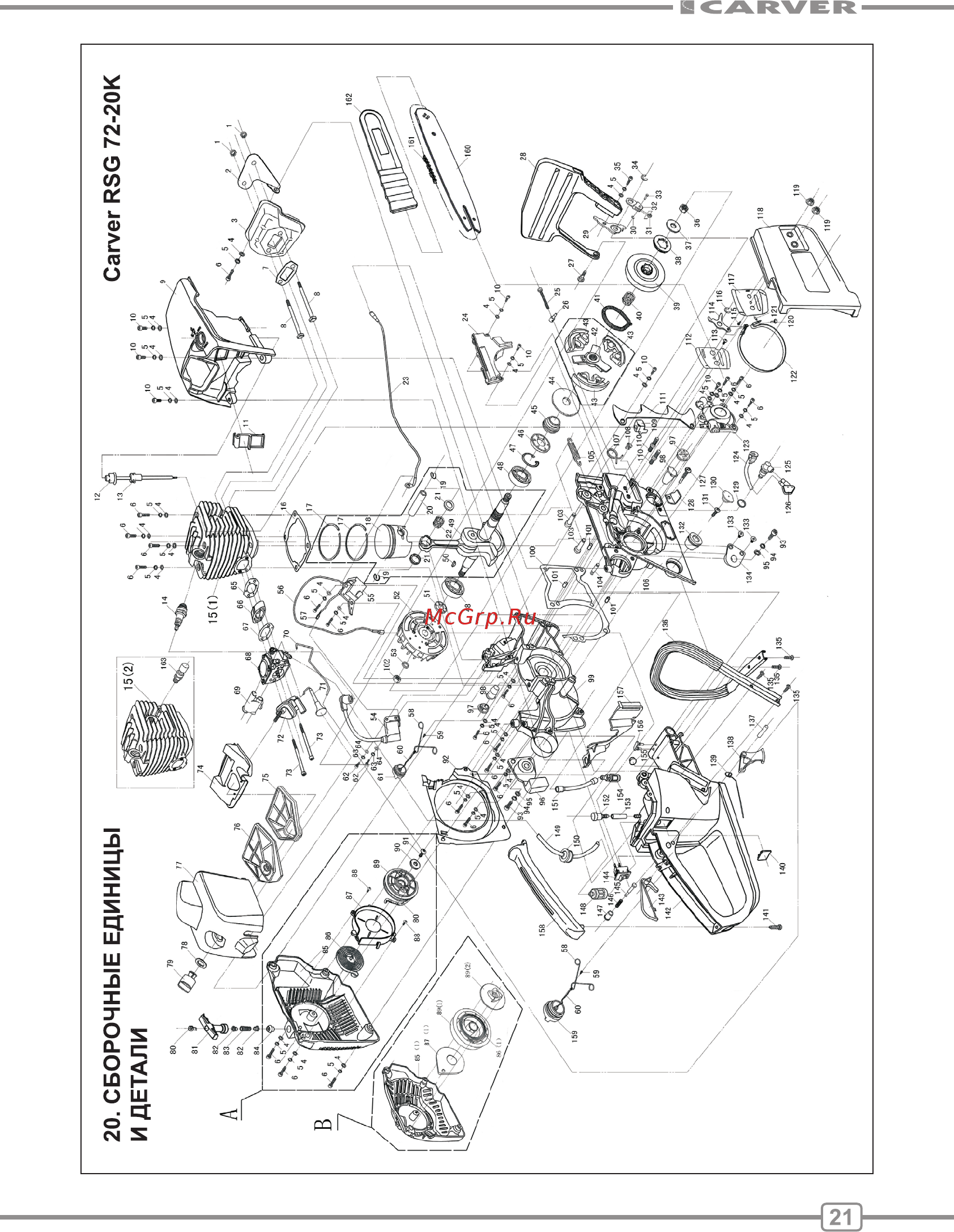 Carver RSG 72-20K Руководство по эксплуатации онлайн [21/28] 174624