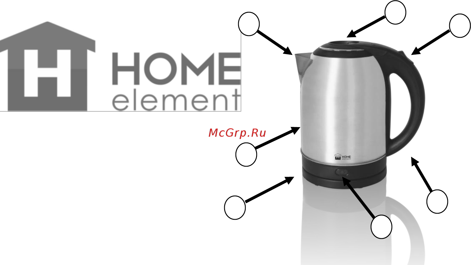 Home Element HE-KT155 Руководство по эксплуатации онлайн