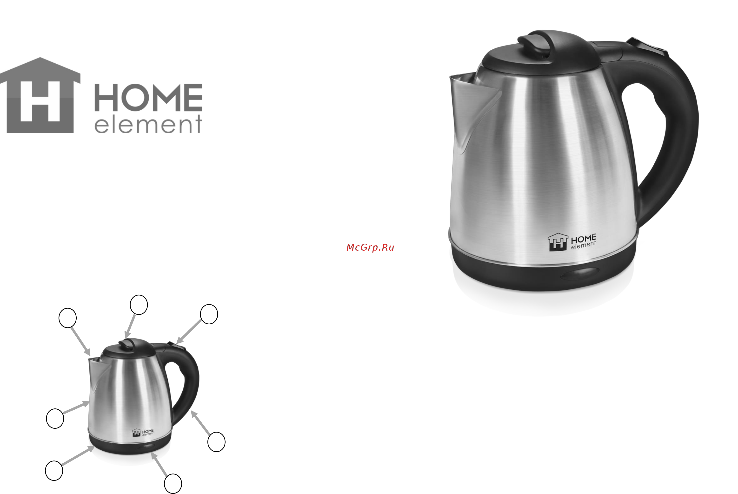Home Element HE-KT166 Руководство по эксплуатации онлайн